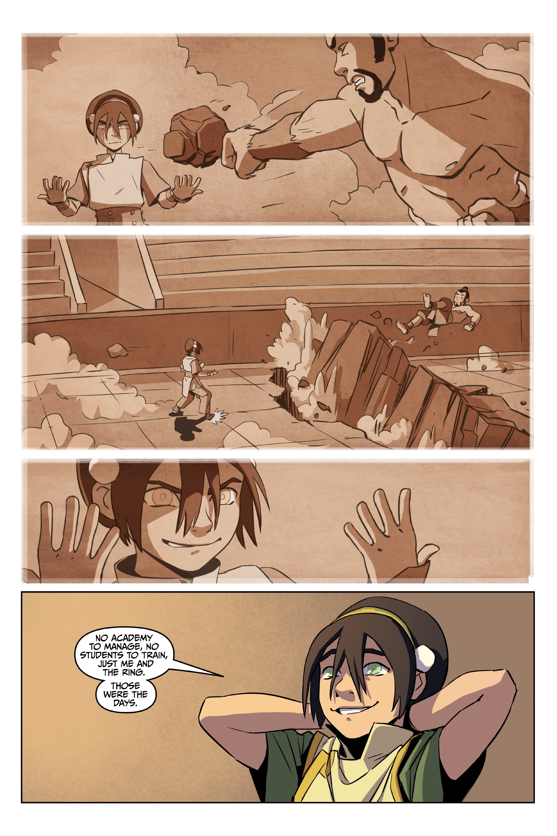 Read online Nickelodeon Avatar: The Last Airbender - Toph Beifong's Metalbending Academy comic -  Issue # TPB - 21