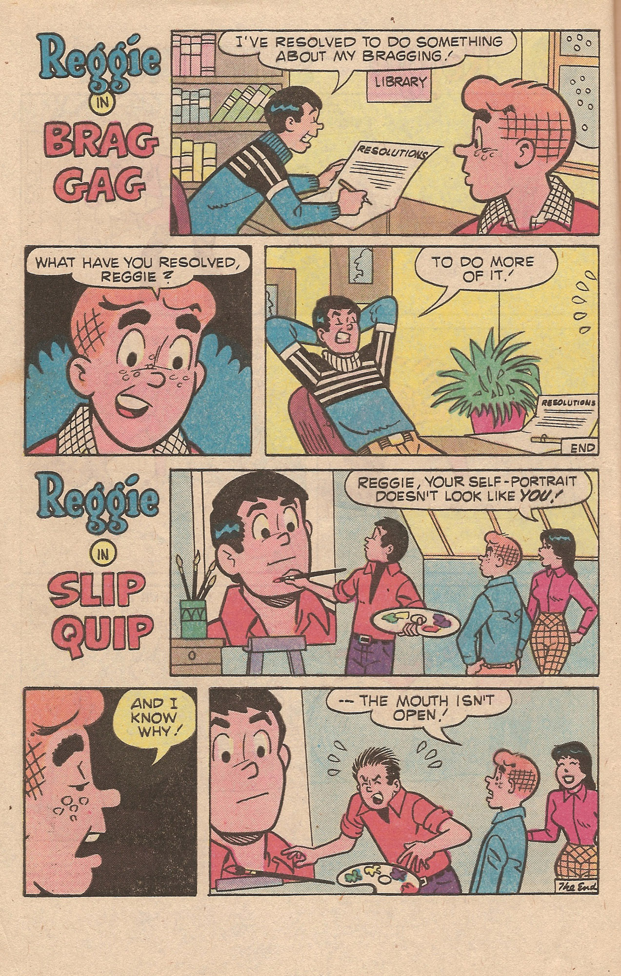 Read online Reggie's Wise Guy Jokes comic -  Issue #49 - 4