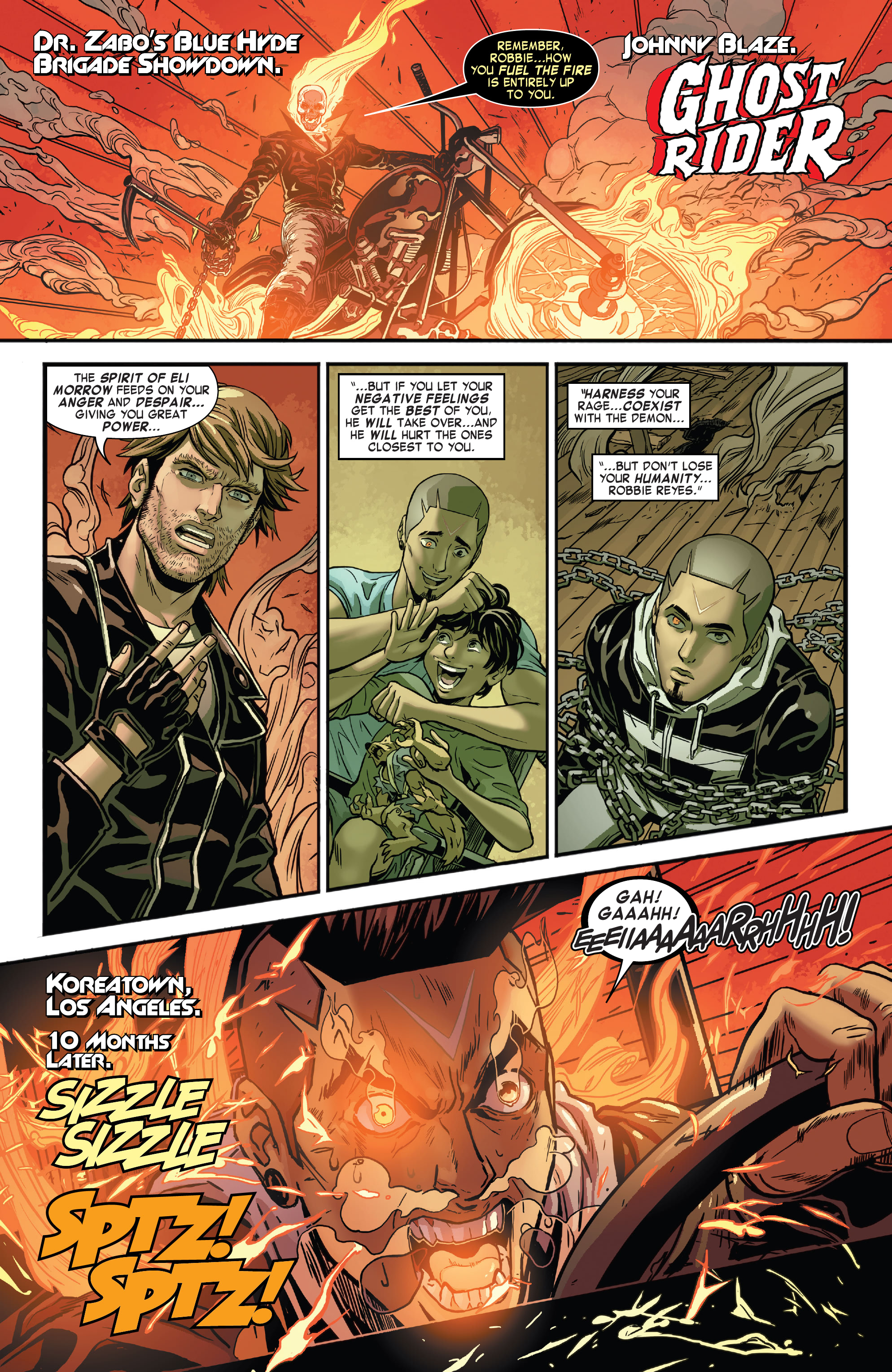 Read online Ghost Rider: Robbie Reyes - The Complete Collection comic -  Issue # TPB (Part 3) - 9