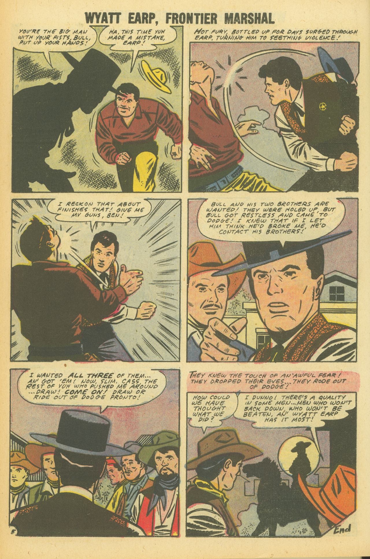 Read online Wyatt Earp Frontier Marshal comic -  Issue #20 - 26