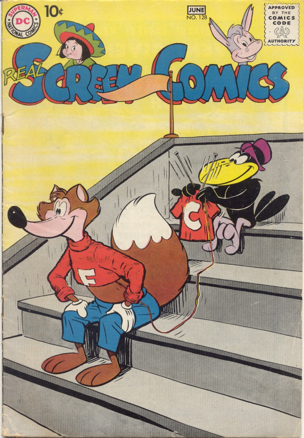 Read online Real Screen Comics comic -  Issue #128 - 1