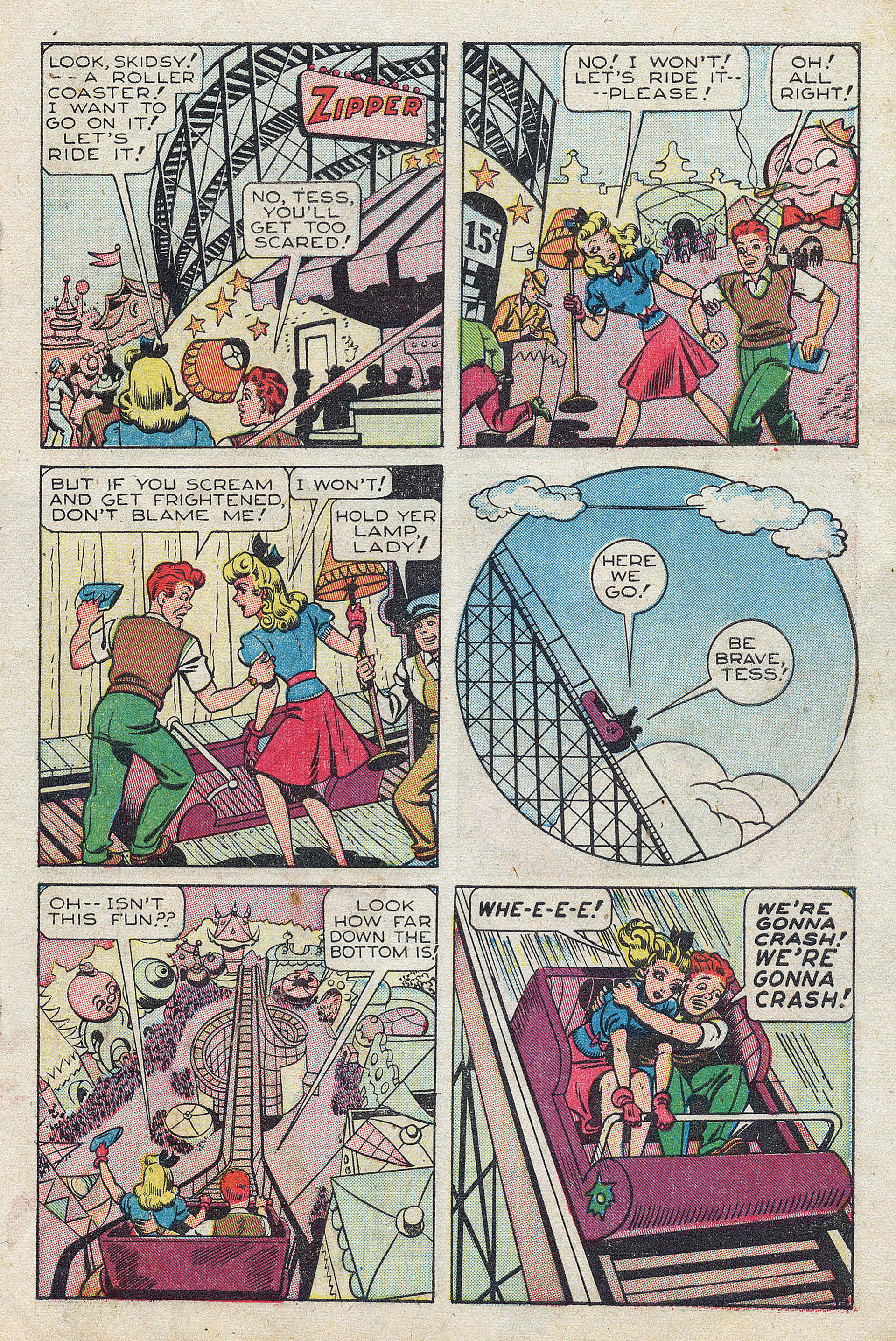 Read online Tessie the Typist comic -  Issue #5 - 7