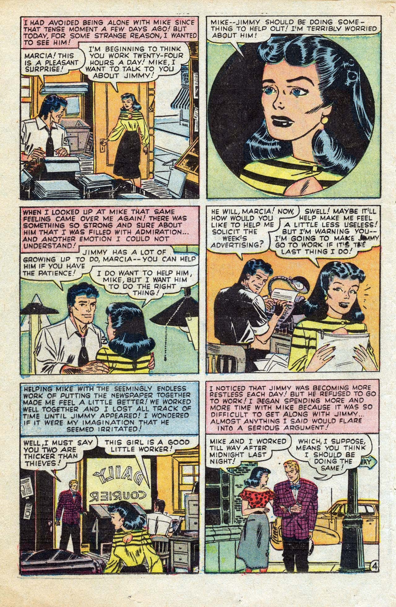 Read online Love Romances comic -  Issue #8 - 36