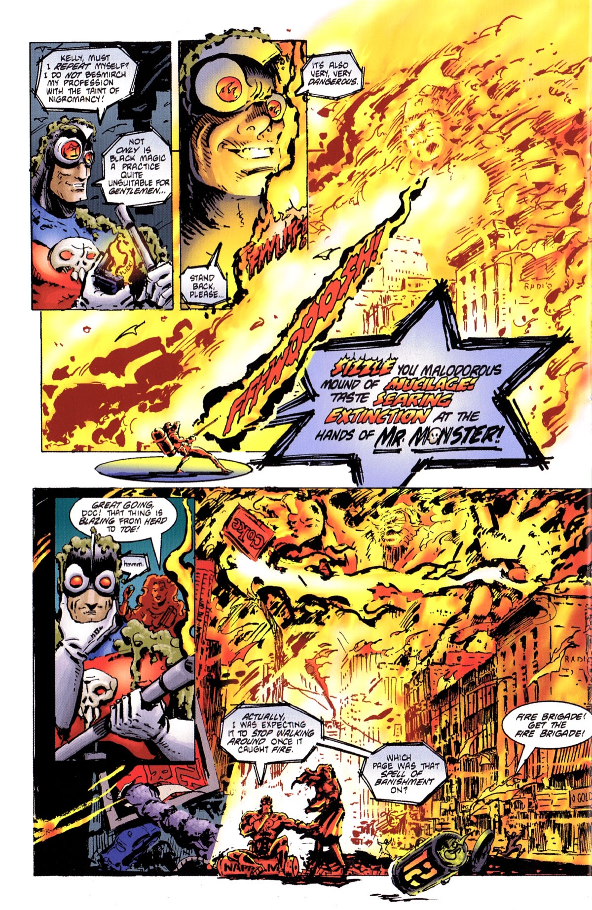 Read online Mr. Monster: Who Watches the Garbagemen? comic -  Issue # Full - 14
