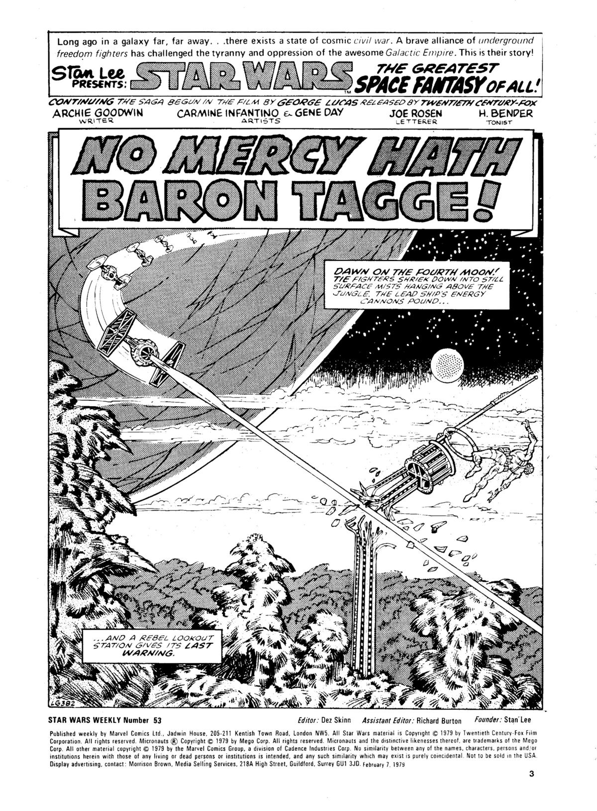 Read online Star Wars Weekly comic -  Issue #53 - 3