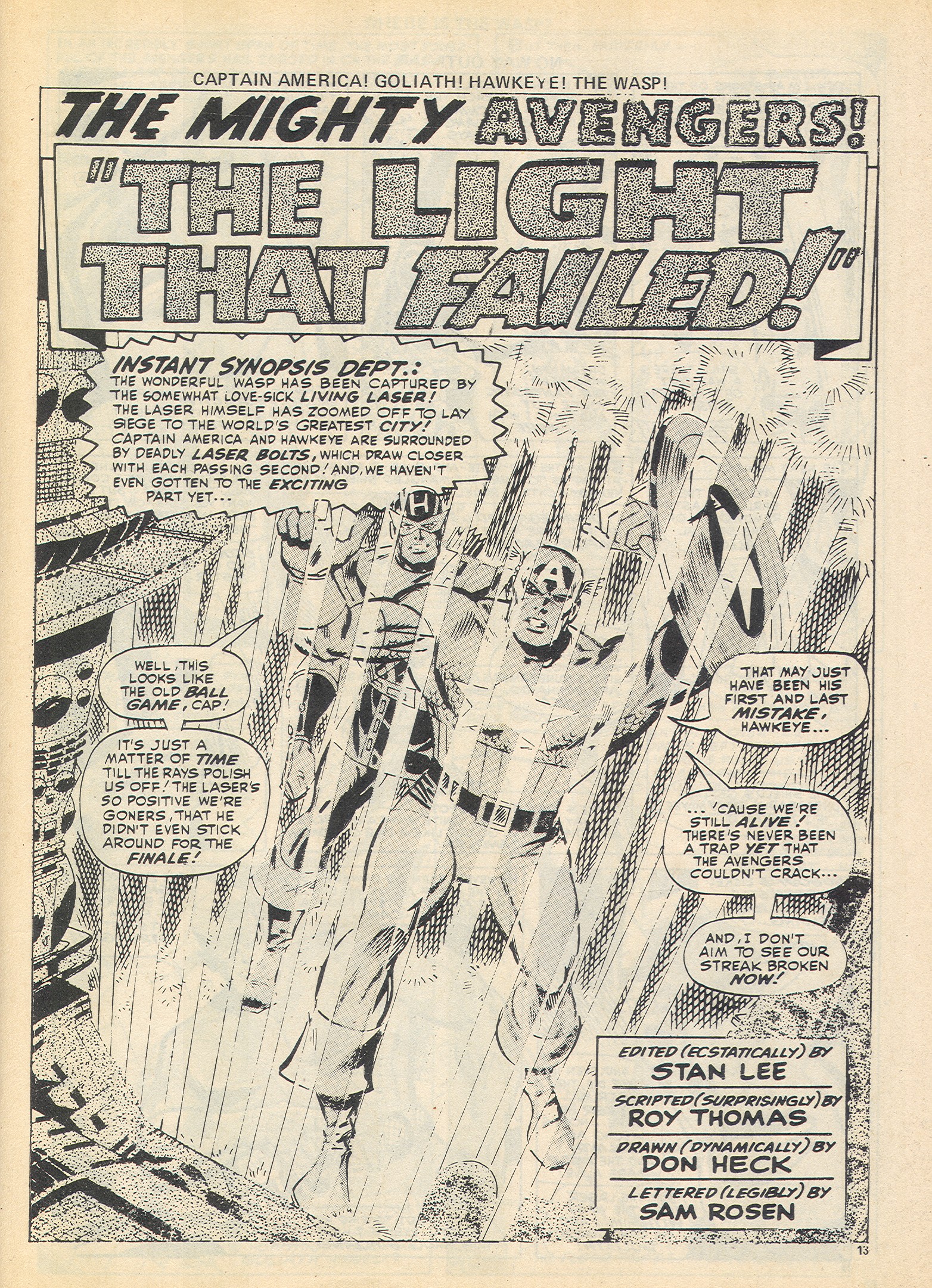 Read online The Avengers (1973) comic -  Issue #36 - 13