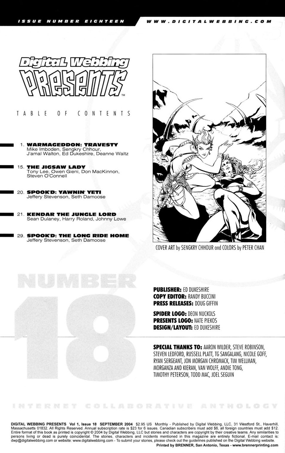 Read online Digital Webbing Presents comic -  Issue #18 - 2