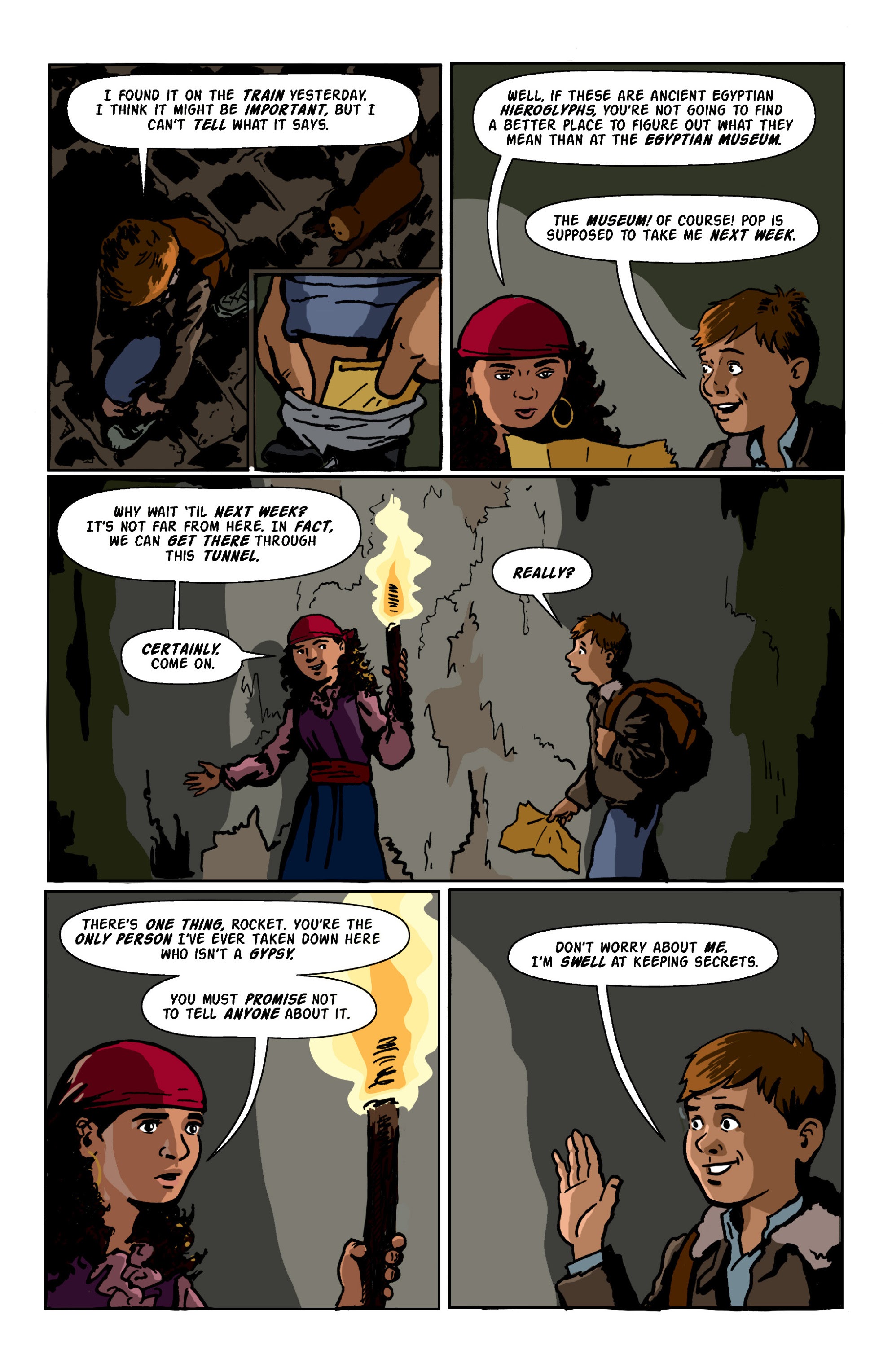 Read online Rocket Robinson and the Pharaoh's Fortune comic -  Issue # TPB (Part 1) - 48