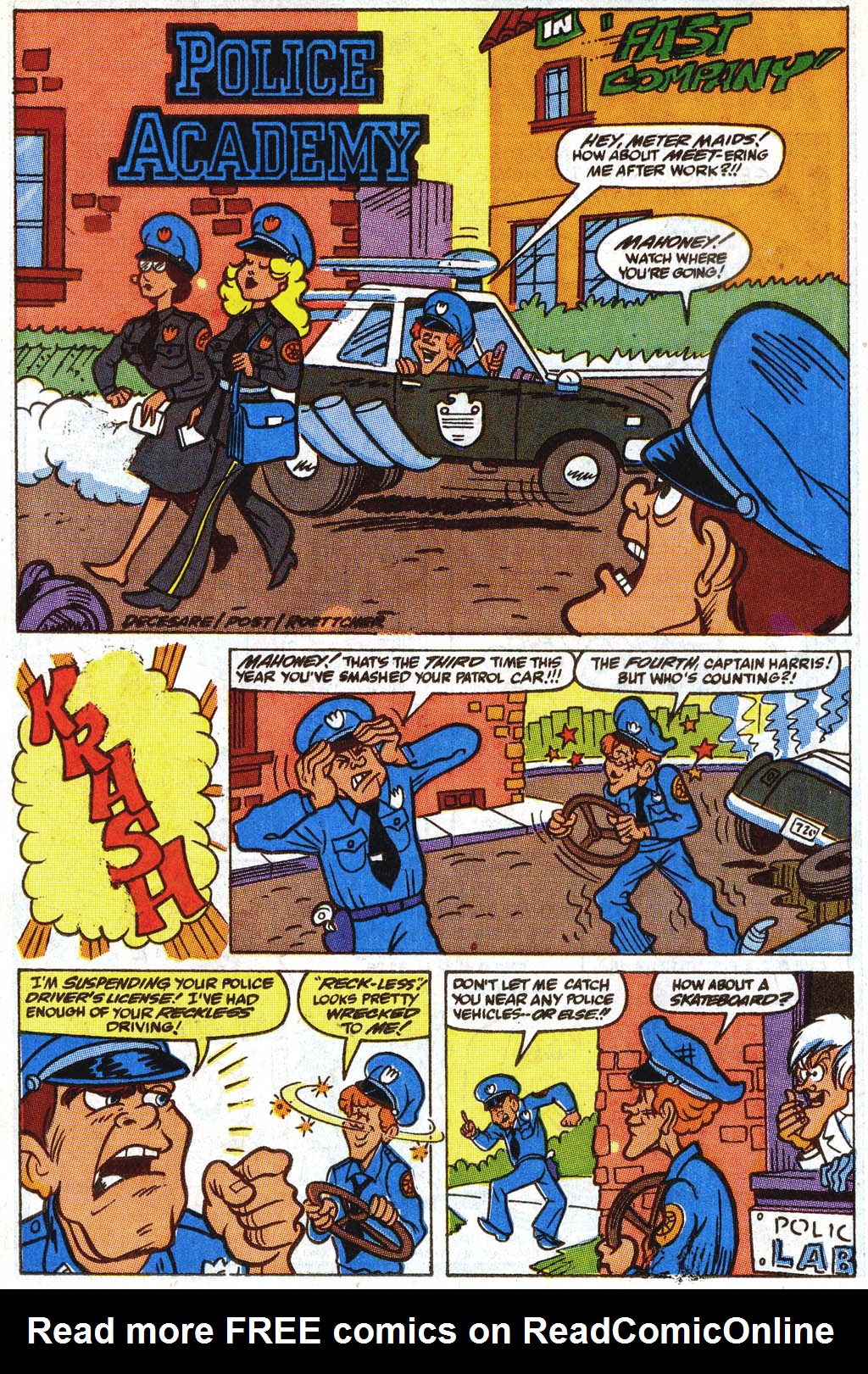 Read online Police Academy comic -  Issue #6 - 19