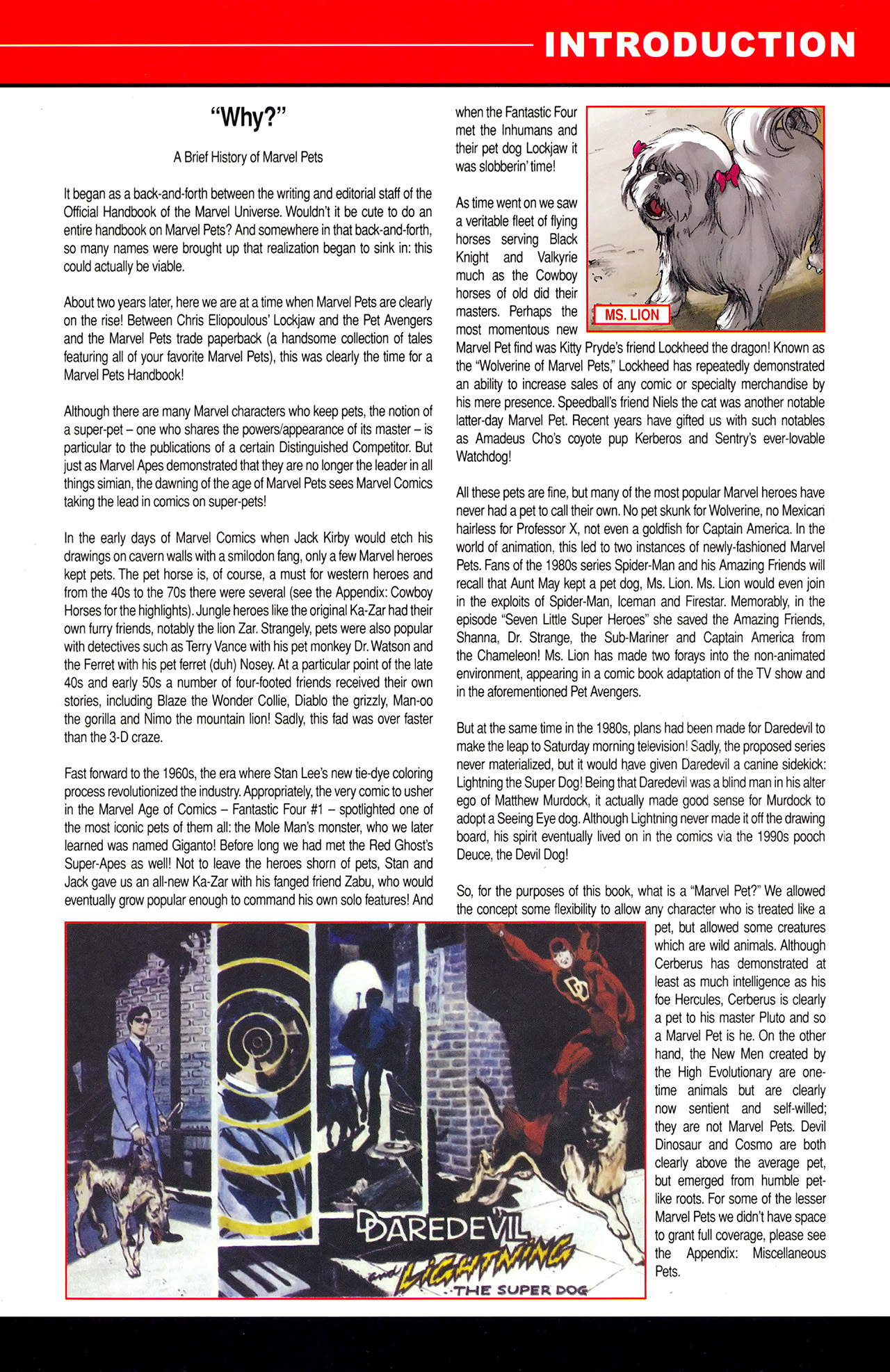 Read online Marvel Pets Handbook comic -  Issue # Full - 3