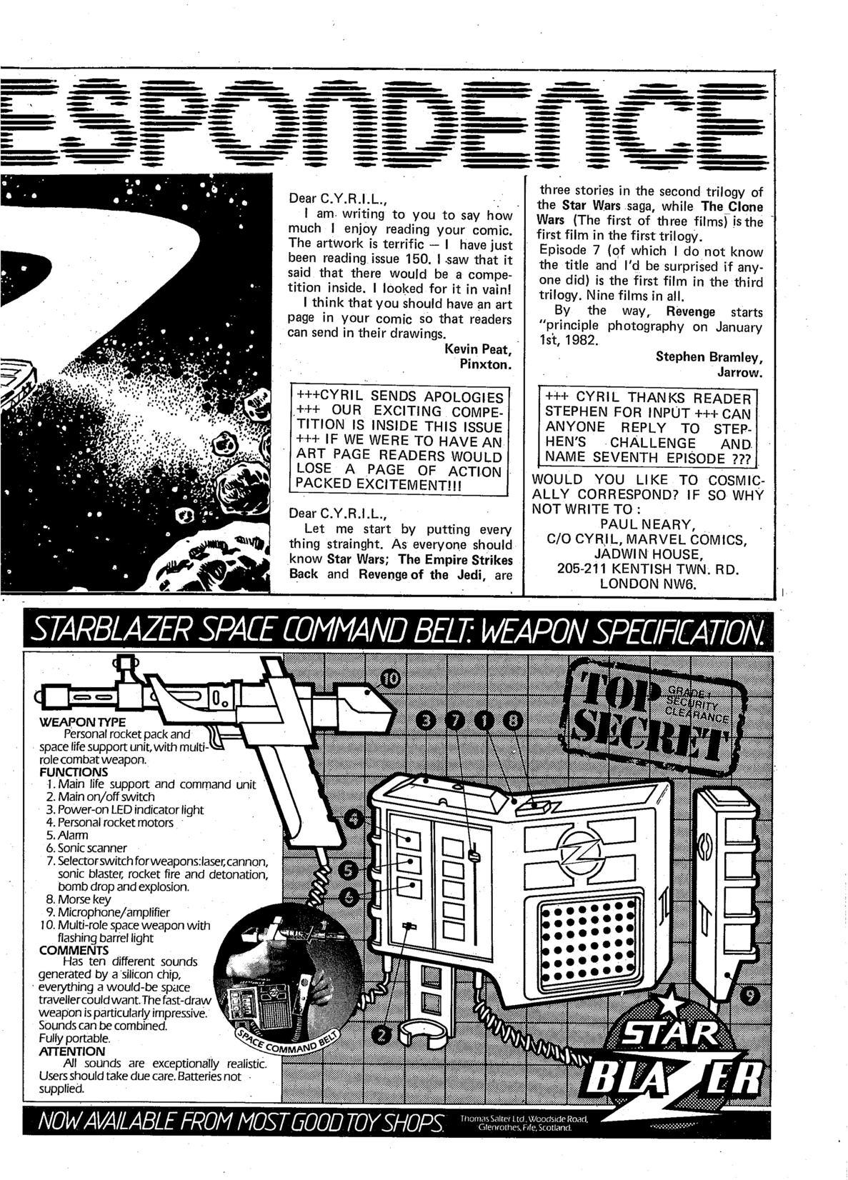 Read online Star Wars Weekly comic -  Issue #151 - 37