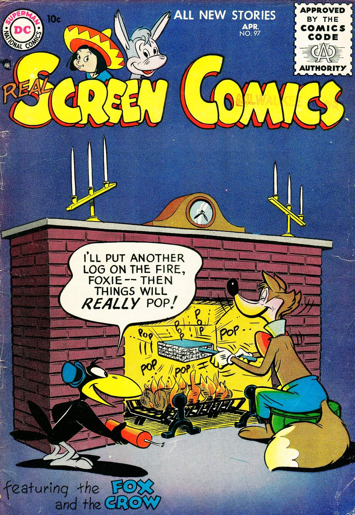 Read online Real Screen Comics comic -  Issue #97 - 1