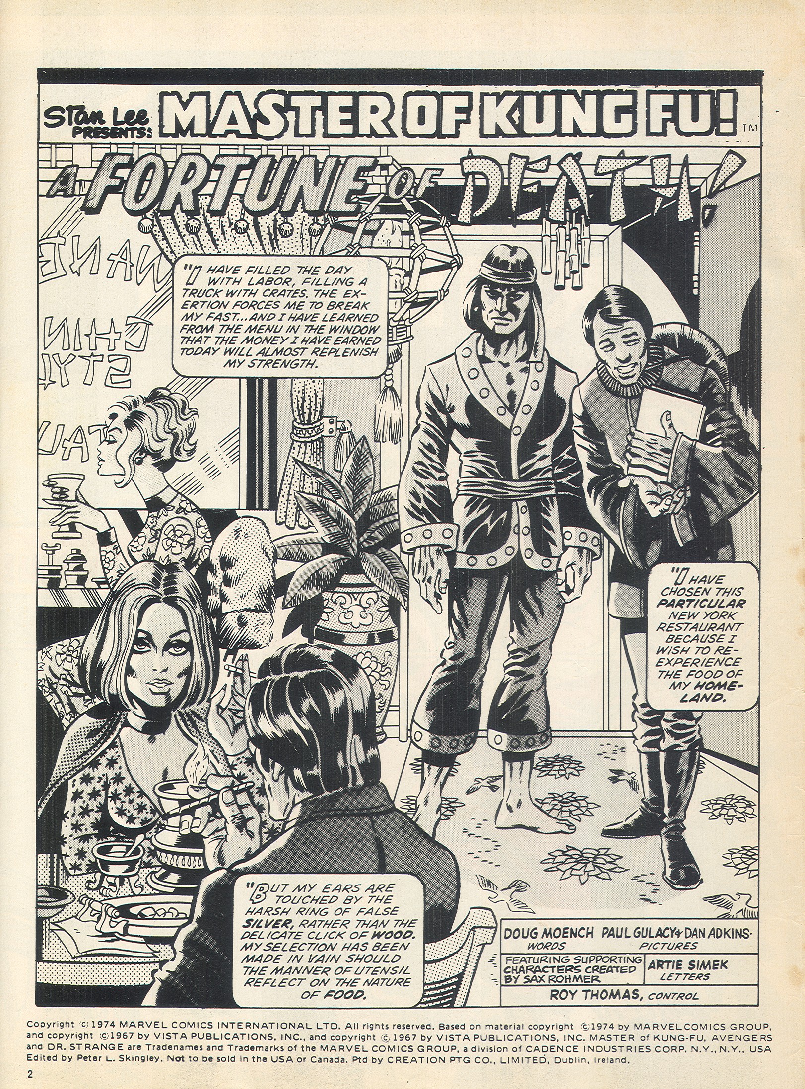 Read online The Avengers (1973) comic -  Issue #50 - 2