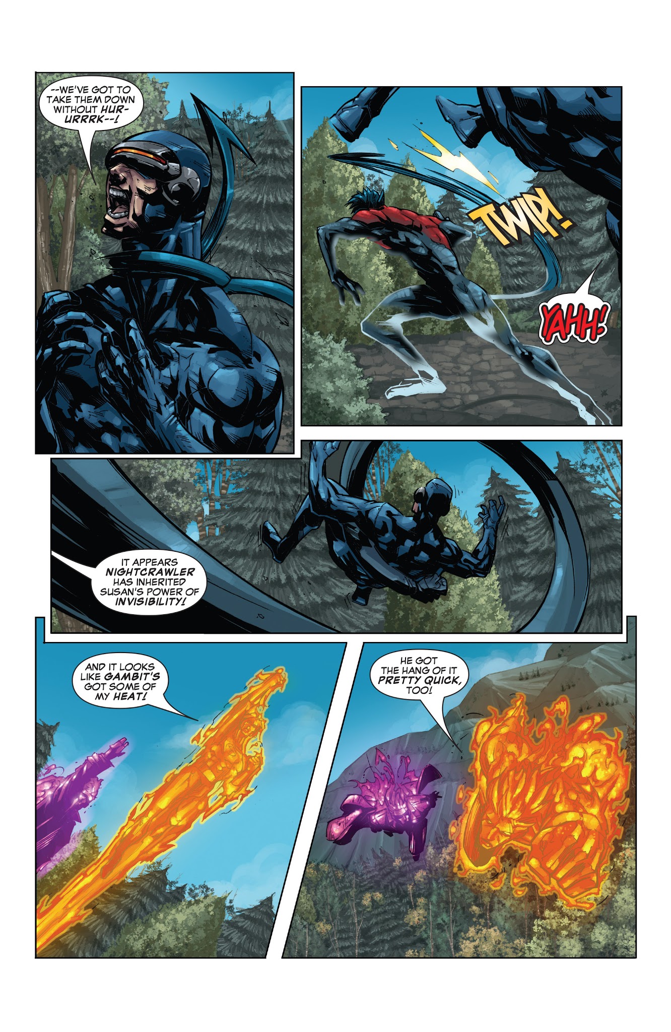 Read online X-Men/Fantastic Four comic -  Issue #3 - 9