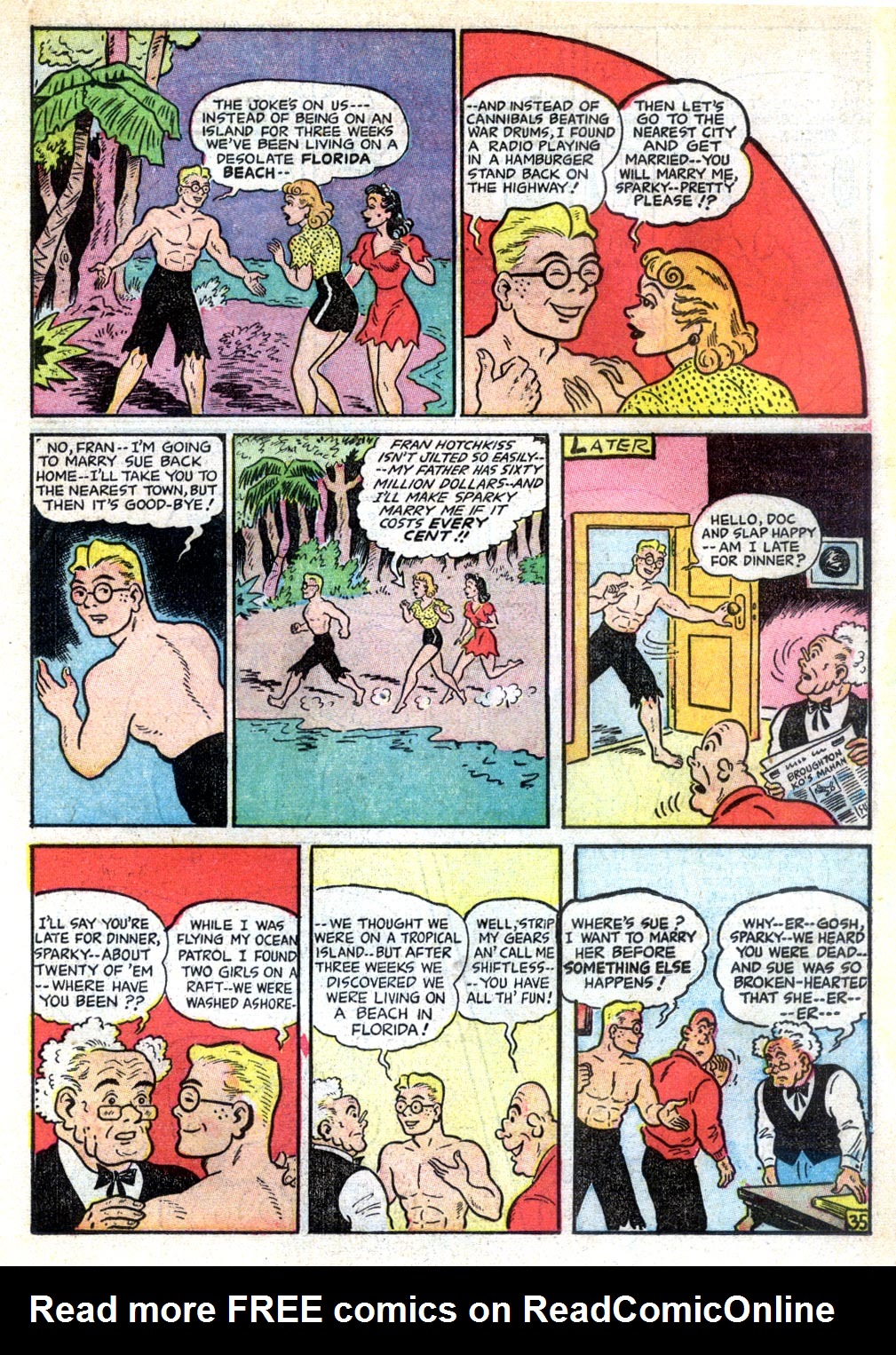 Read online Sparky Watts comic -  Issue #2 - 37