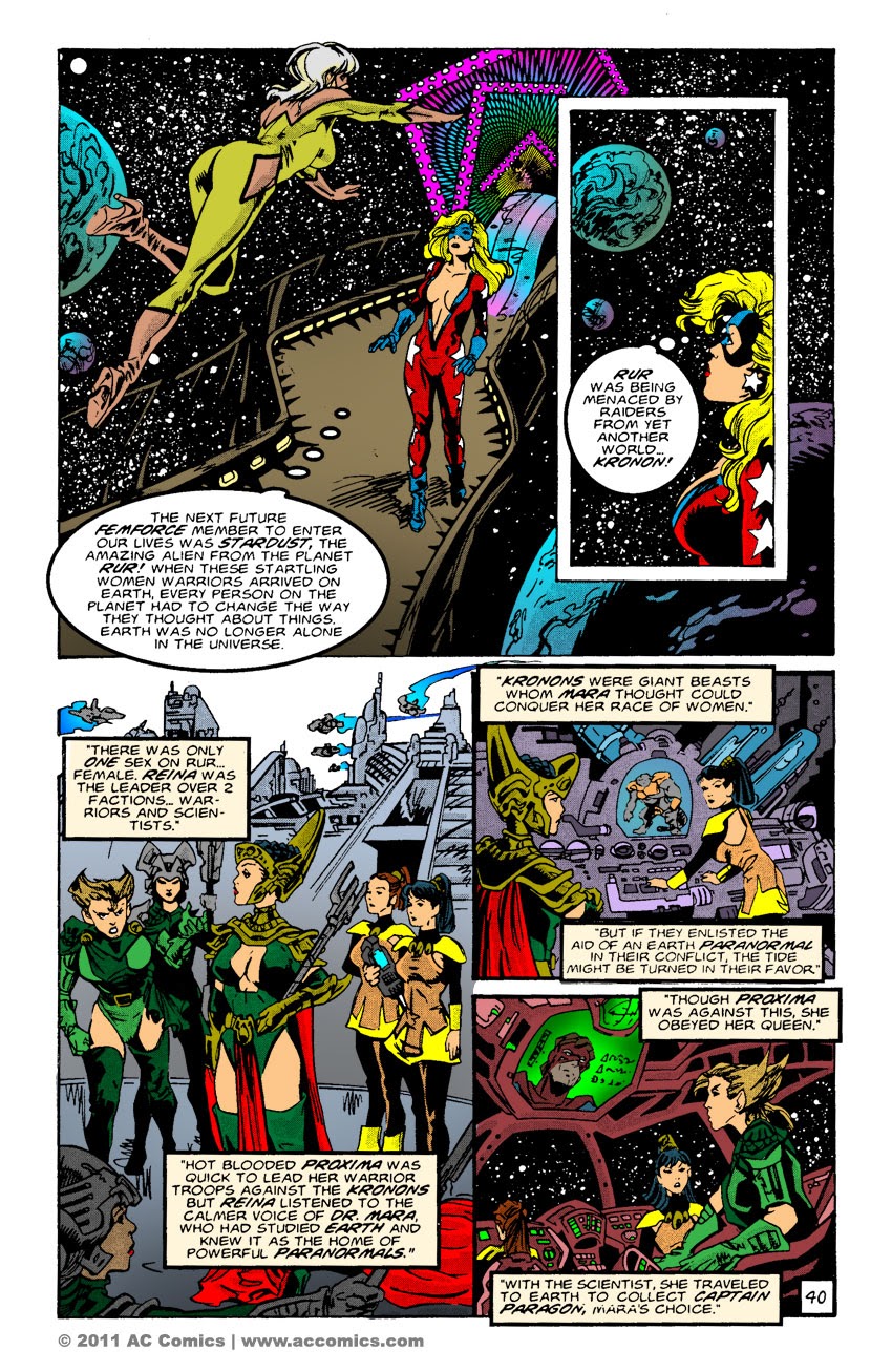 Read online Femforce: Origins comic -  Issue # Full - 40