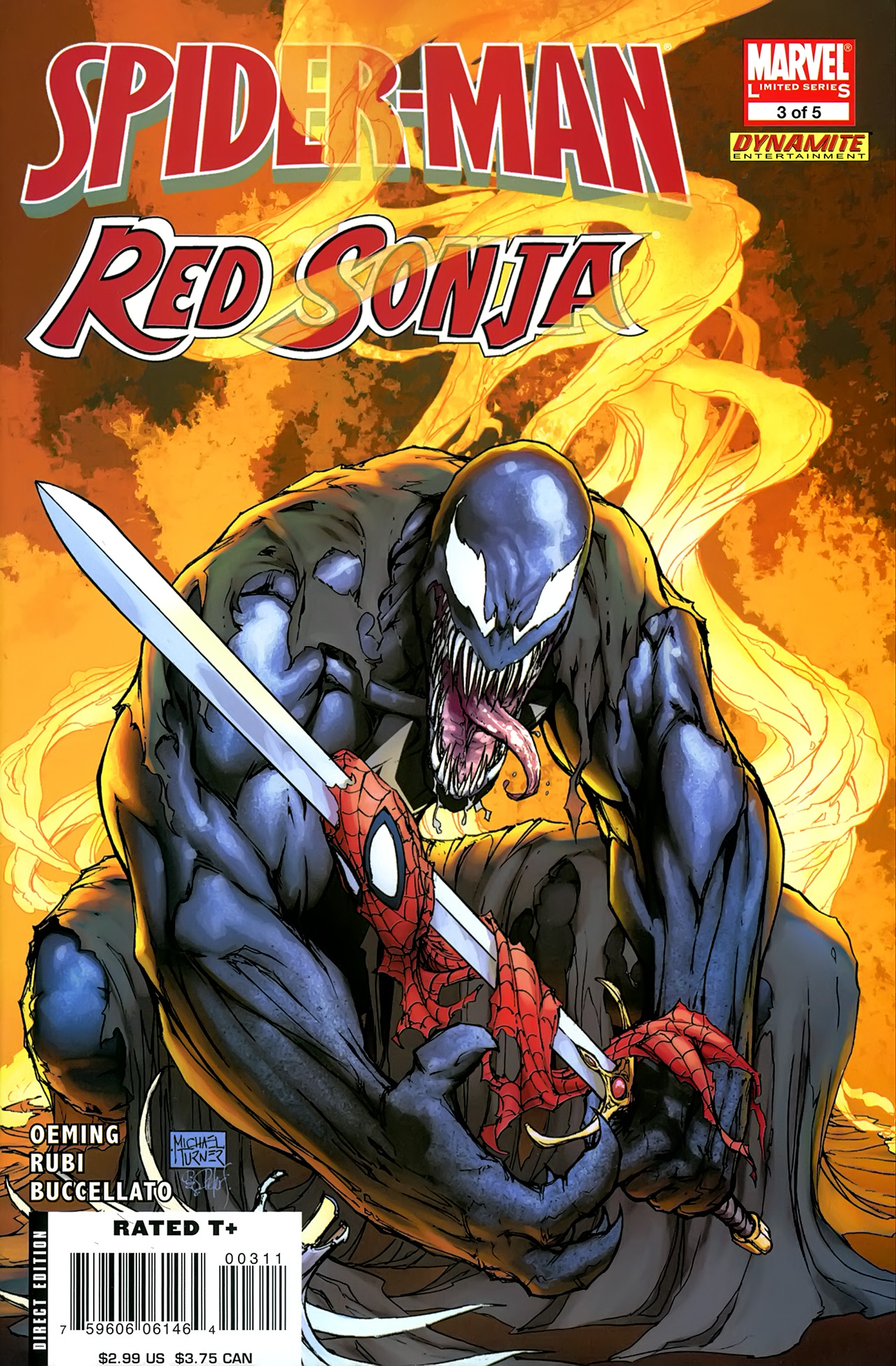 Read online Spider-Man/Red Sonja comic -  Issue #3 - 1