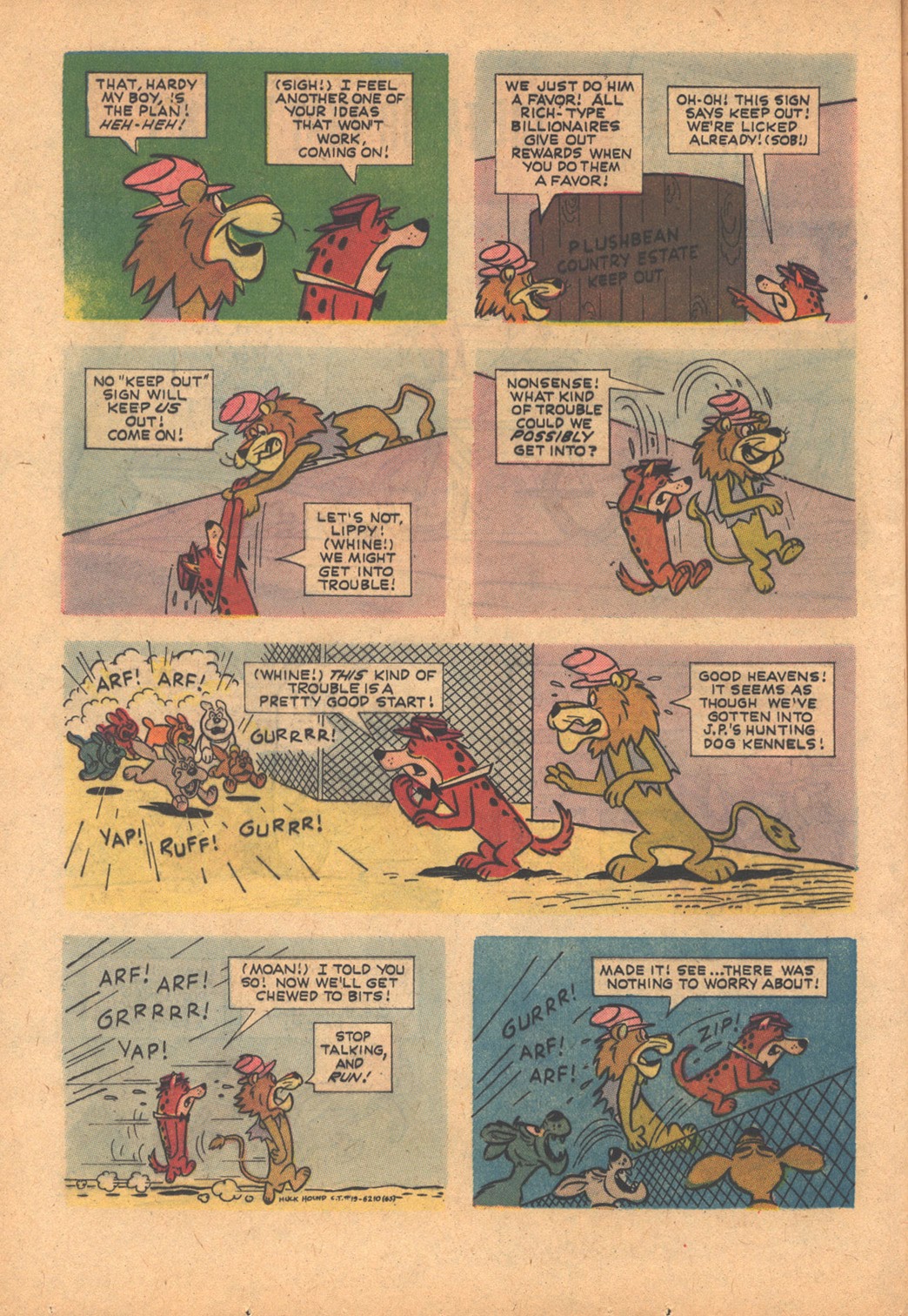 Read online Huckleberry Hound (1960) comic -  Issue #19 - 72