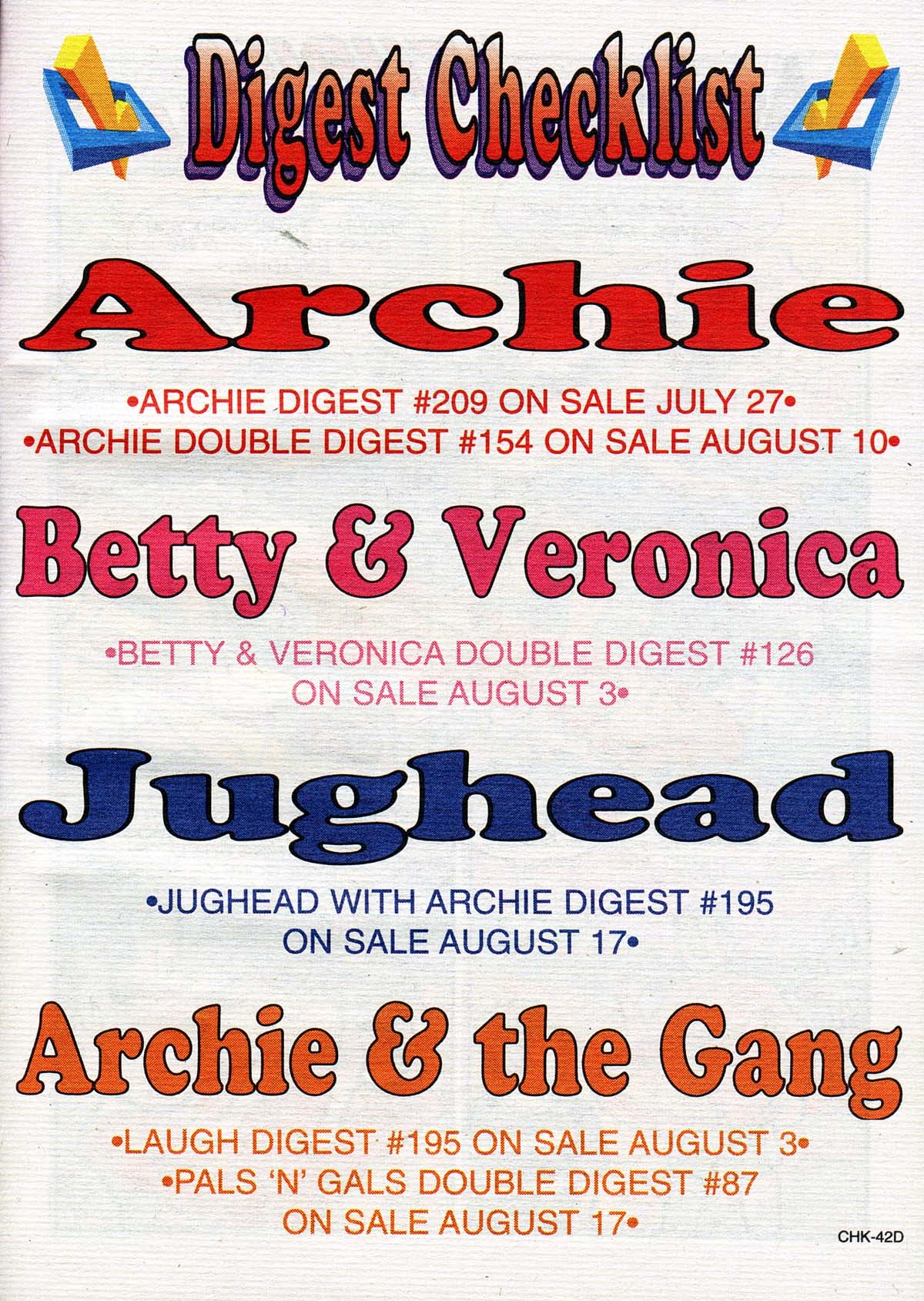 Read online Archie's Double Digest Magazine comic -  Issue #154 - 101