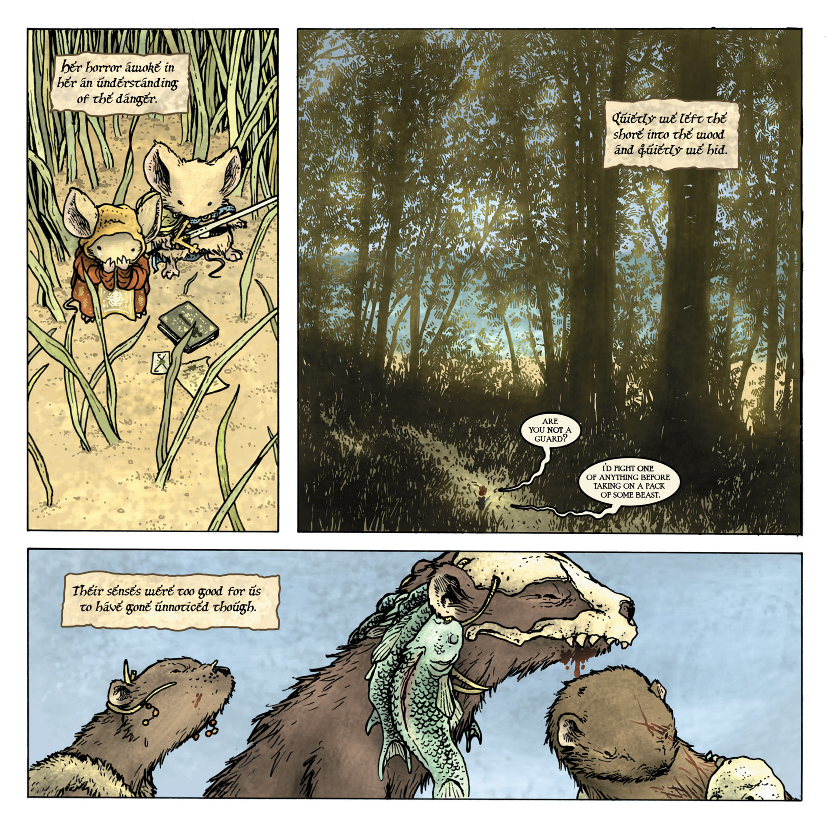 Read online Mouse Guard: The Black Axe comic -  Issue #1 - 16