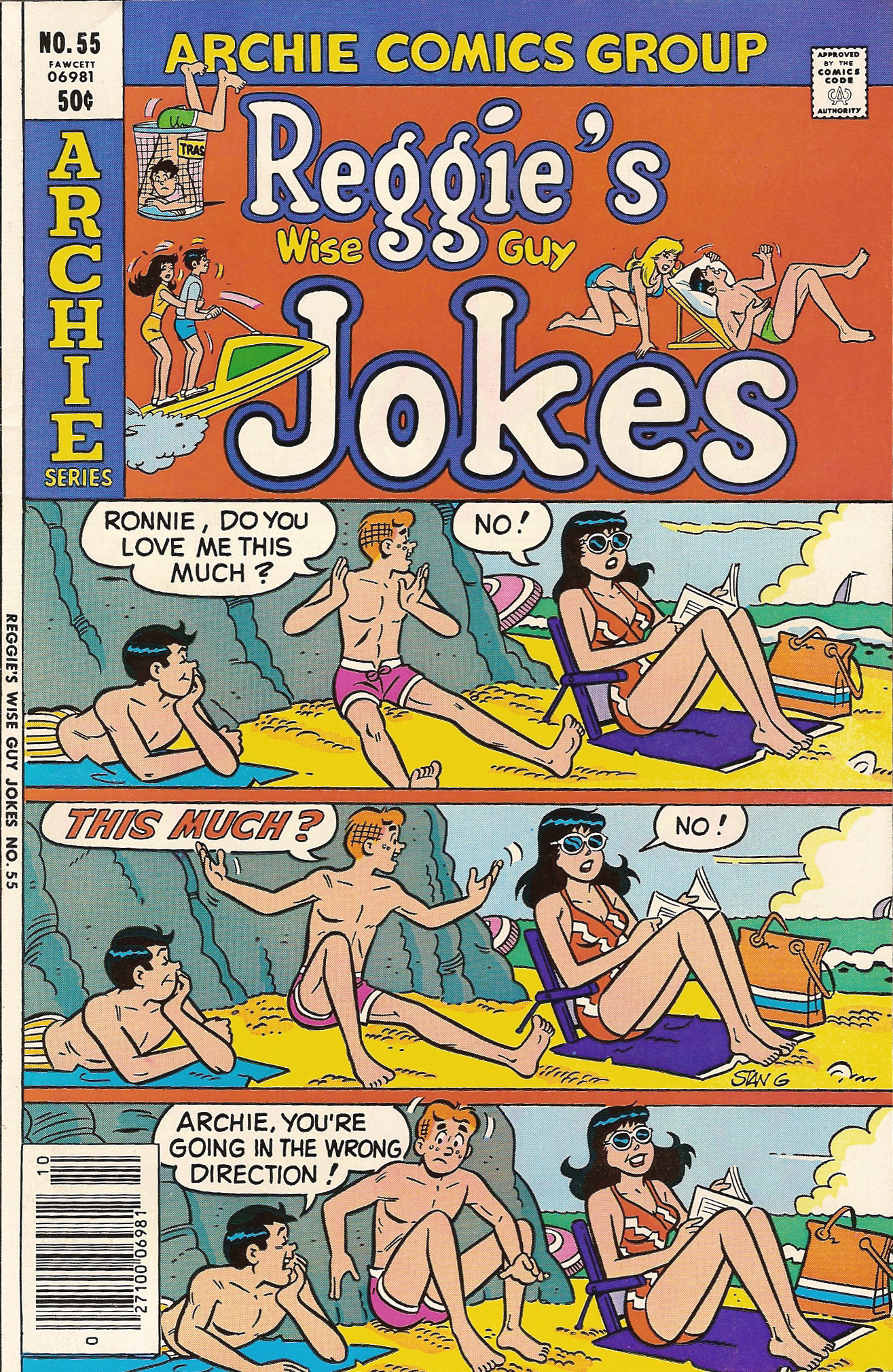 Read online Reggie's Wise Guy Jokes comic -  Issue #55 - 1
