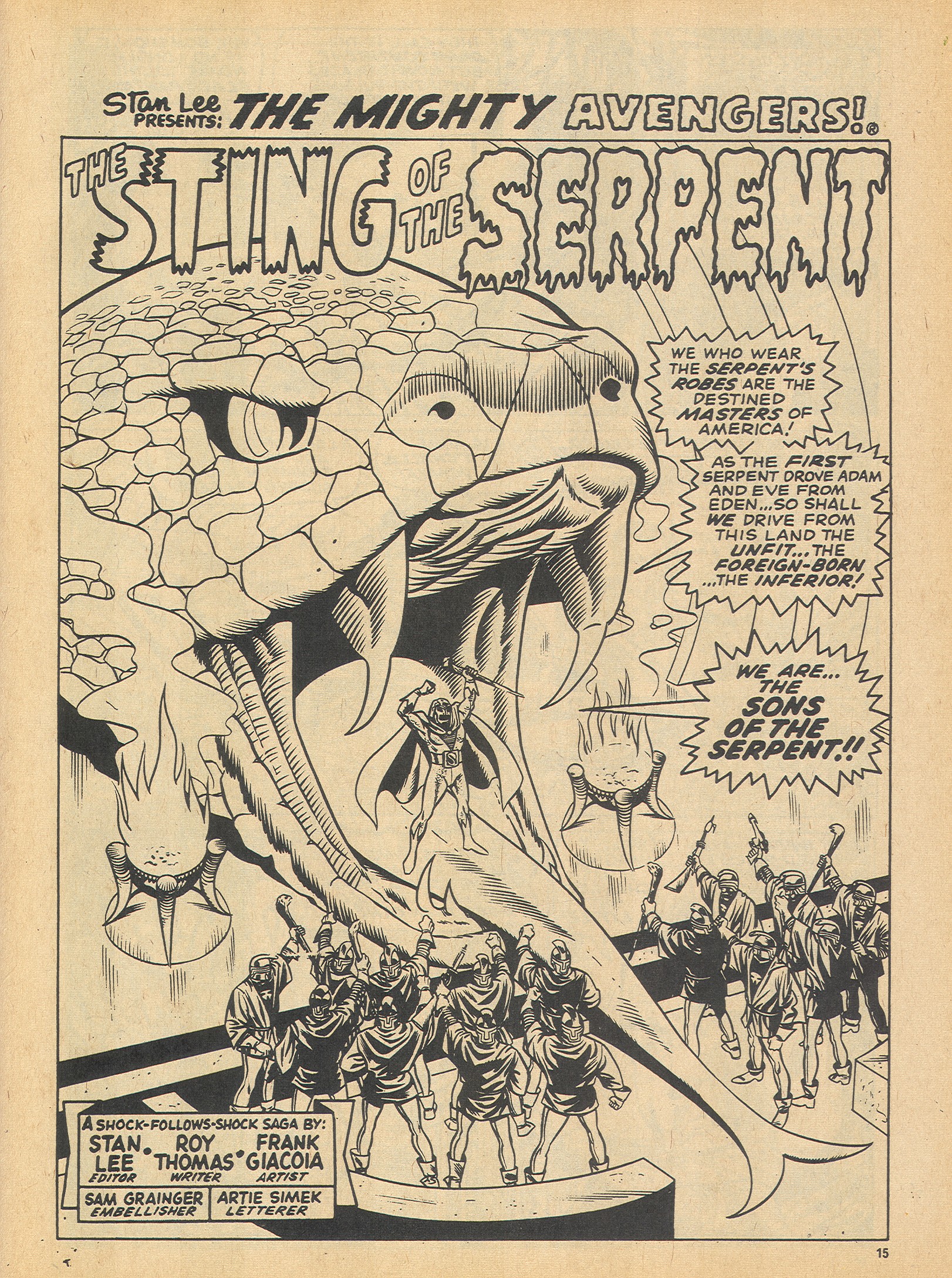 Read online The Avengers (1973) comic -  Issue #110 - 15