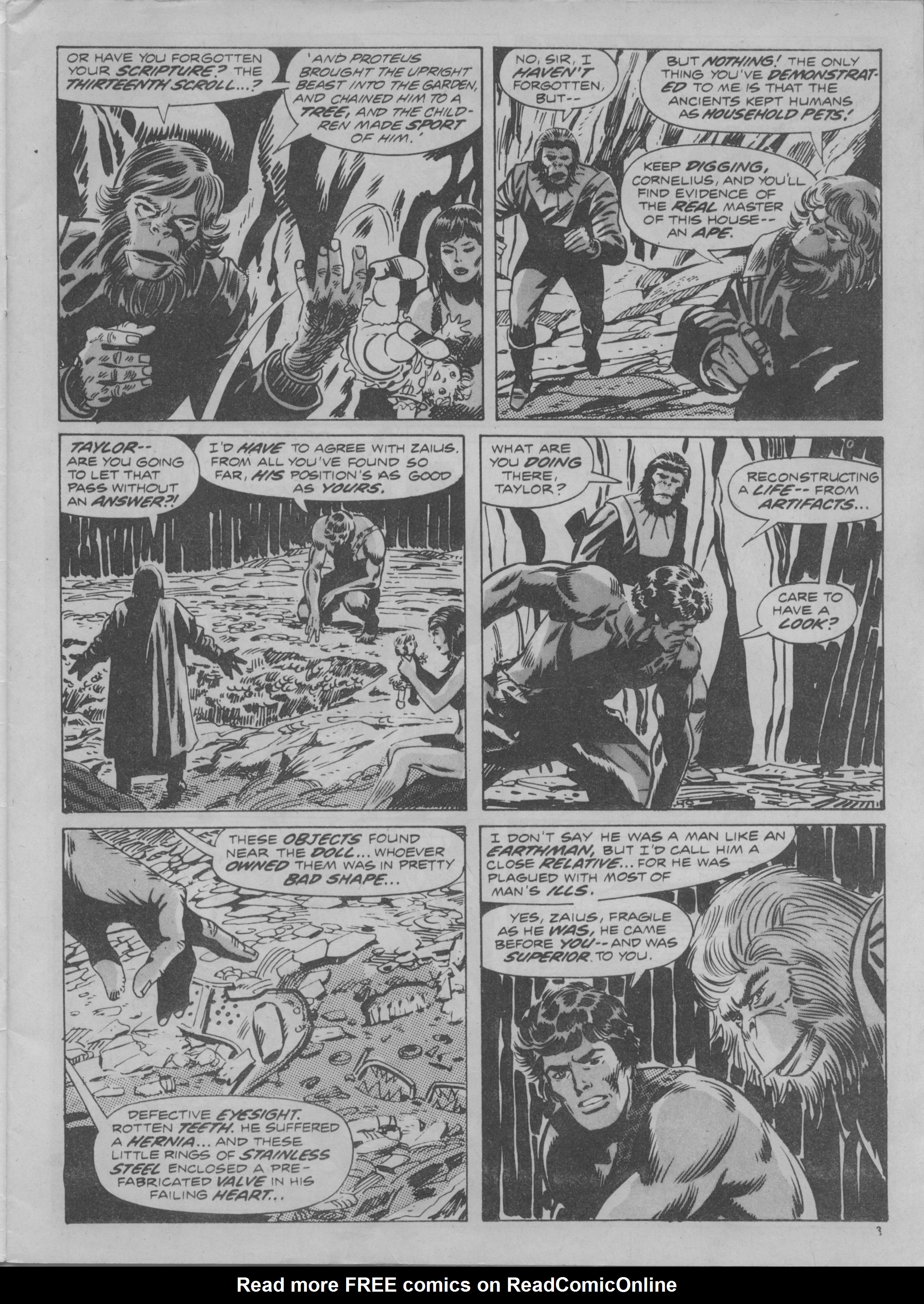 Read online Planet of the Apes (1974) comic -  Issue #10 - 3