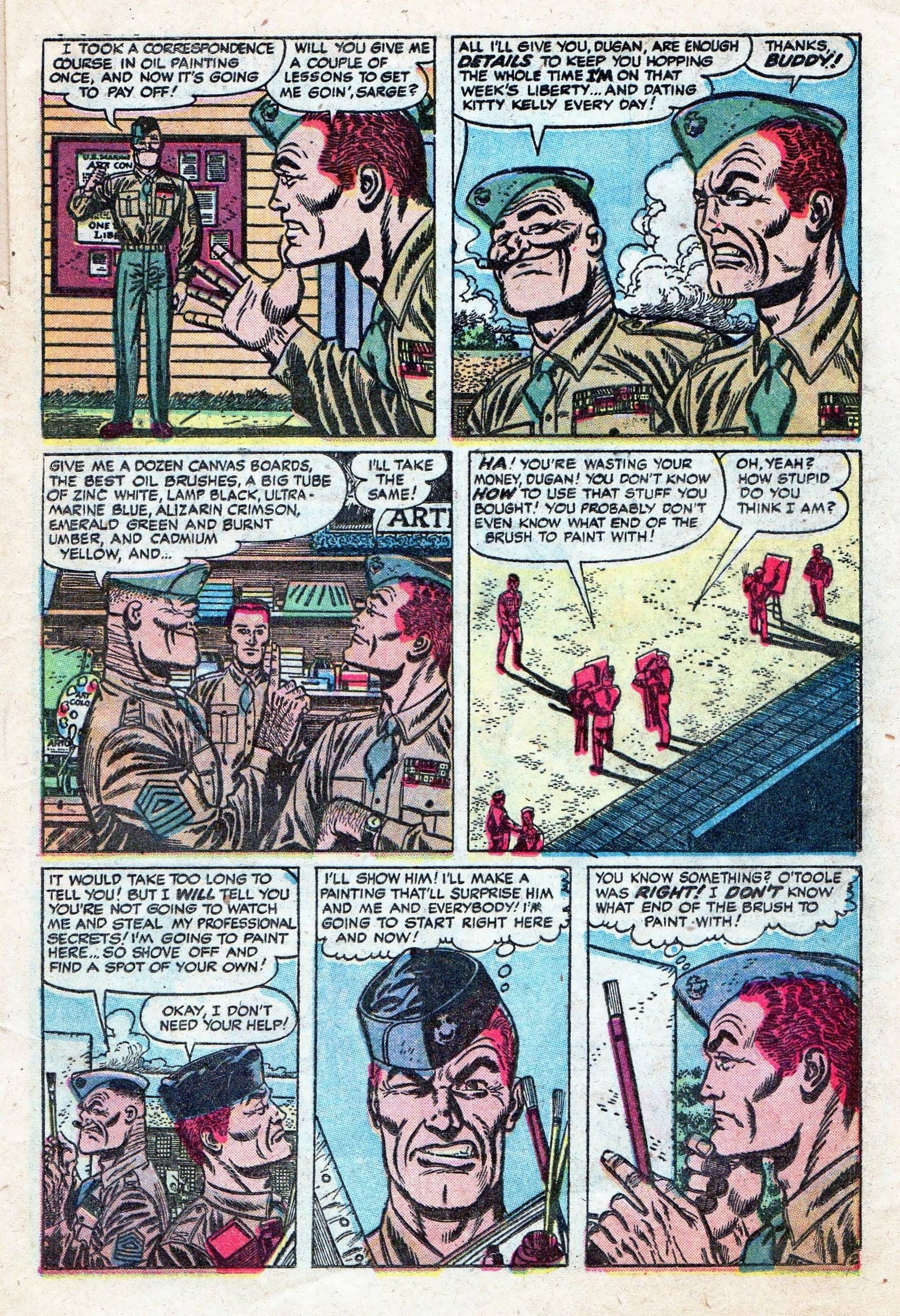 Read online Devil Dog Dugan comic -  Issue #2 - 17