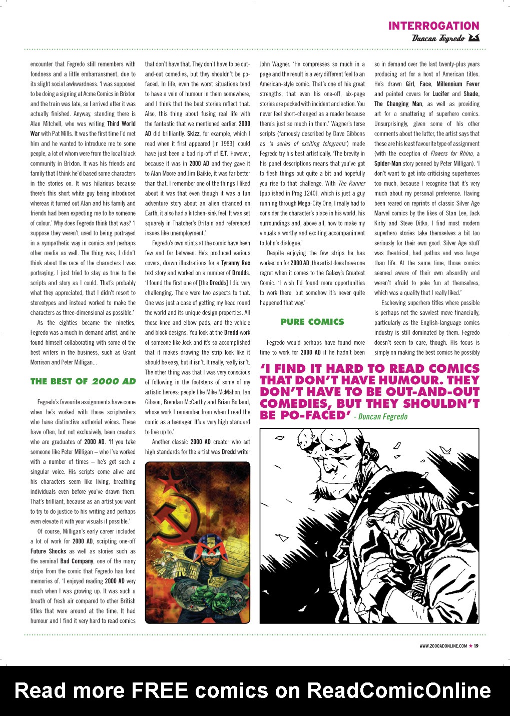 Read online Judge Dredd Megazine (Vol. 5) comic -  Issue #315 - 19