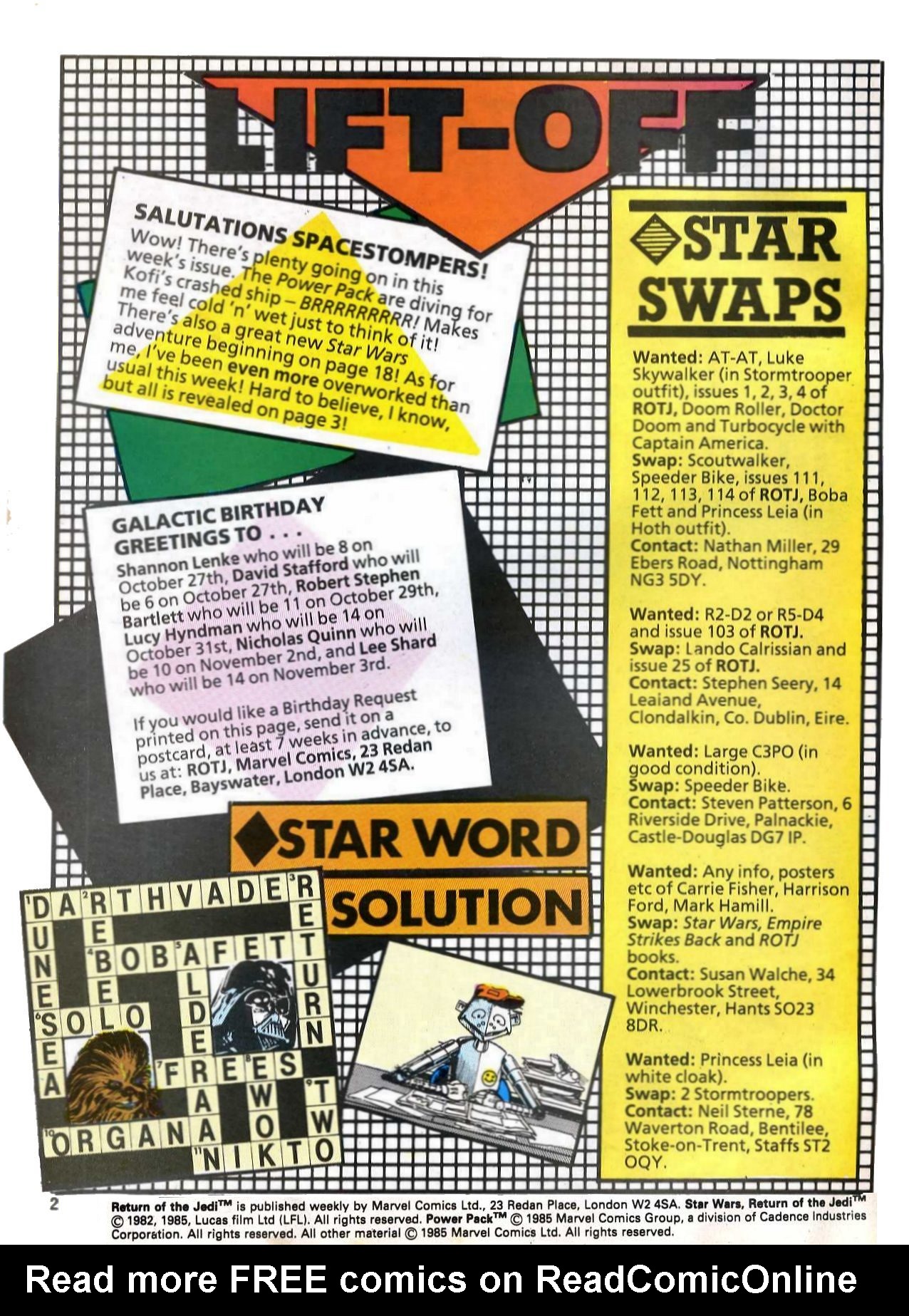 Read online Return of the Jedi comic -  Issue #124 - 2