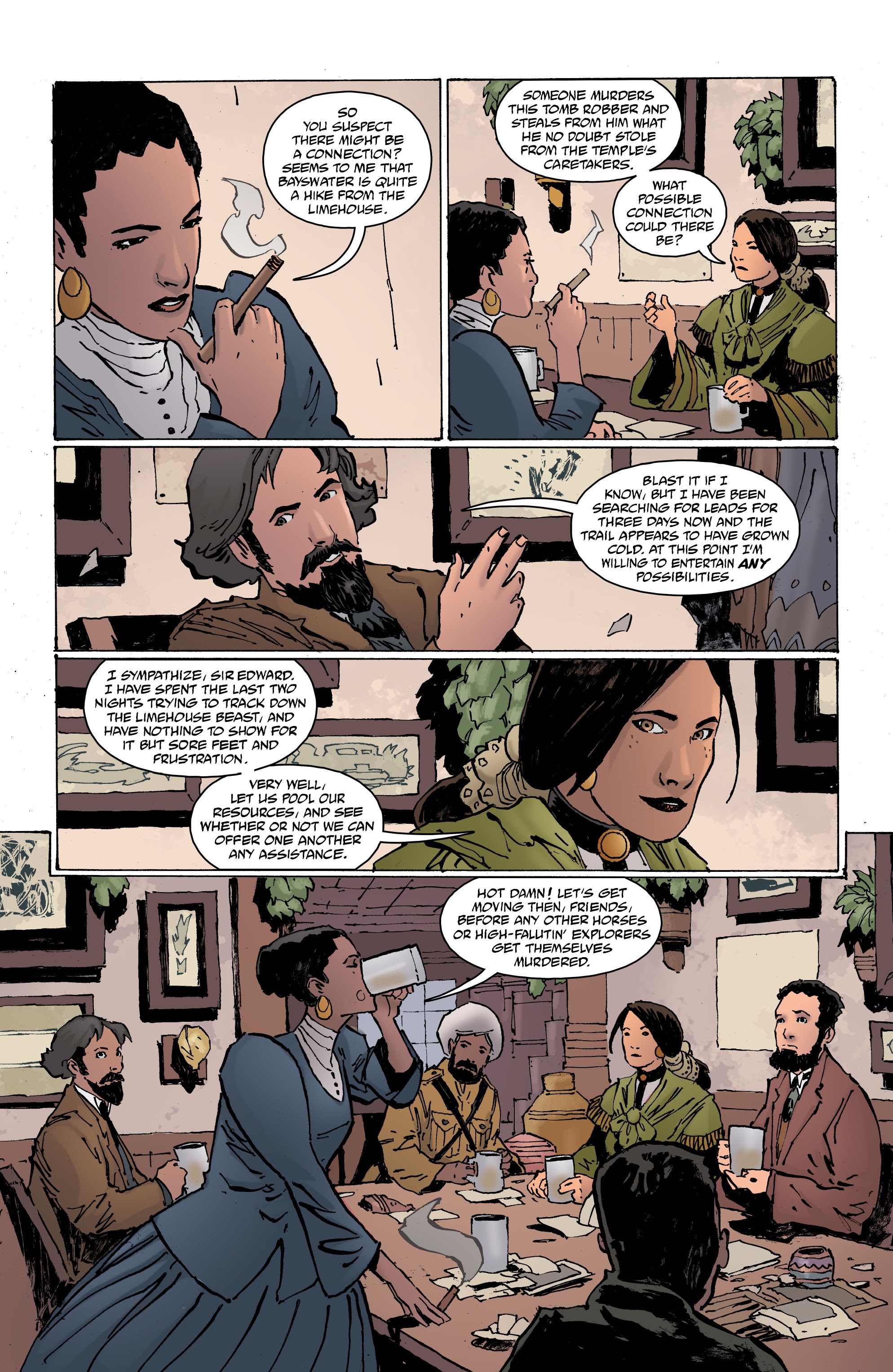 Read online Hellboy: The Silver Lantern Club comic -  Issue #2 - 6