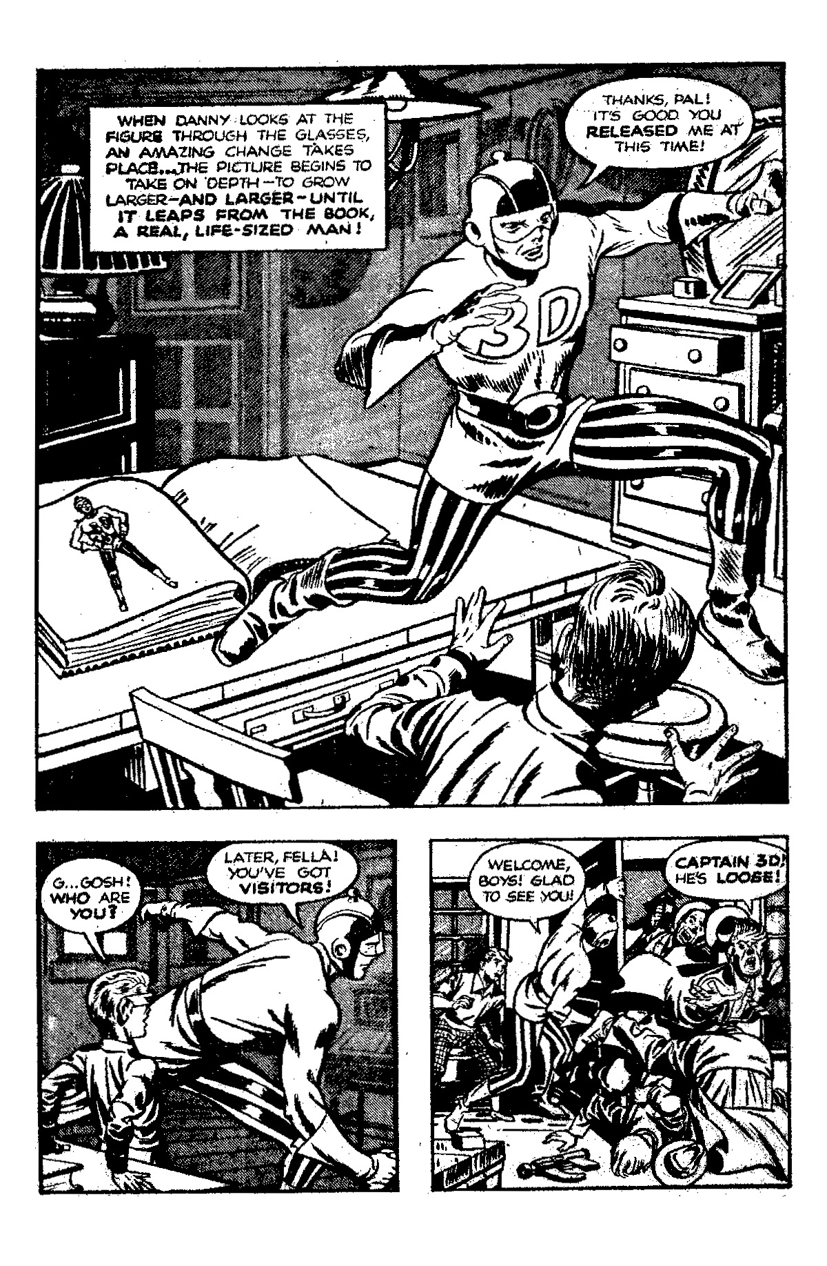 Read online Captain 3-D comic -  Issue # Full - 8