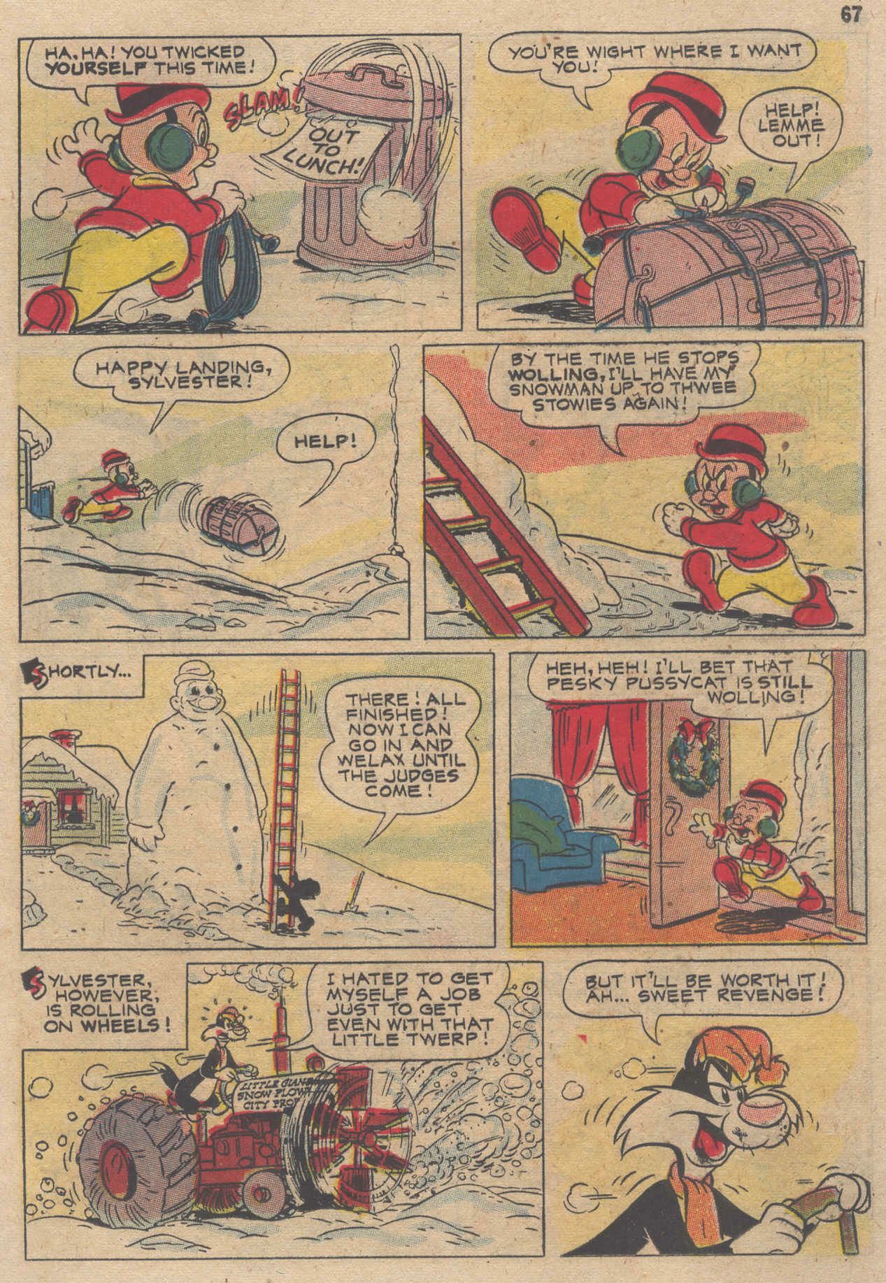 Read online Bugs Bunny's Christmas Funnies comic -  Issue # TPB 3 - 69