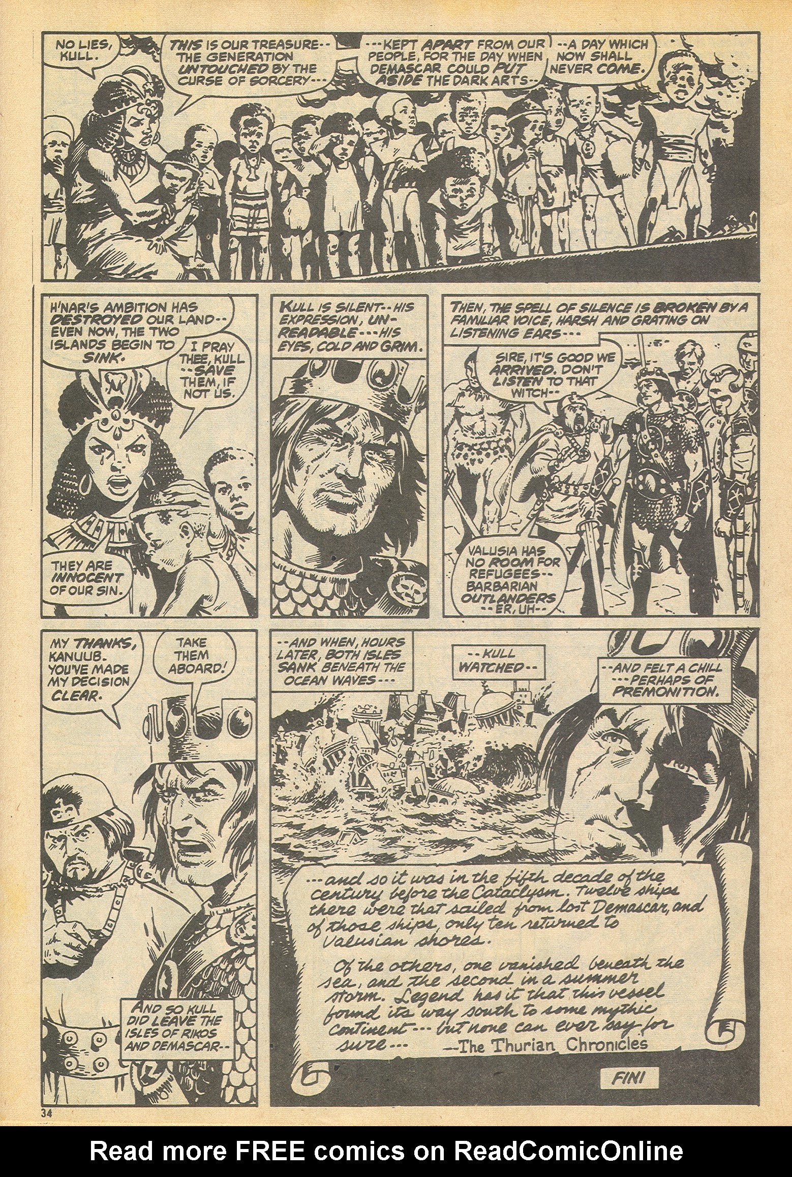 Read online The Savage Sword of Conan (1975) comic -  Issue #18 - 34