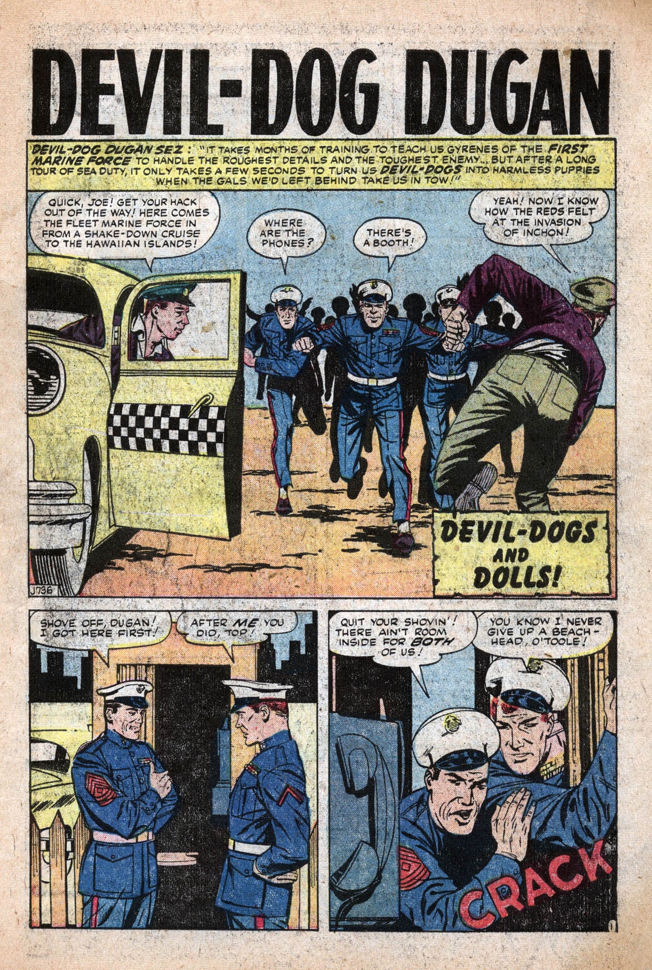 Read online Devil Dog Dugan comic -  Issue #1 - 3