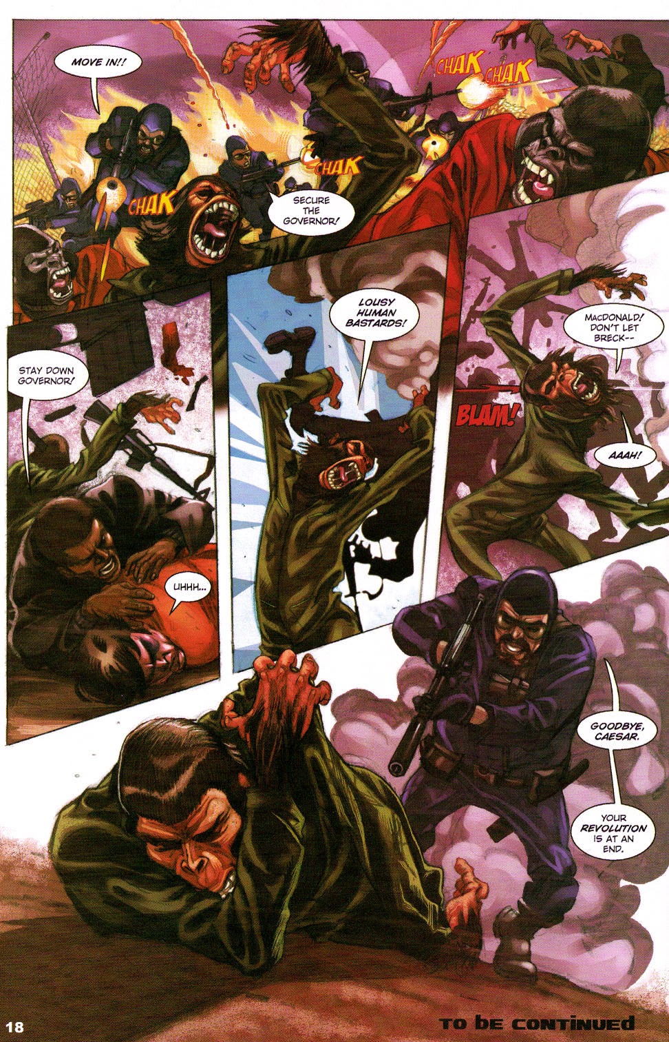 Read online Revolution on the Planet of the Apes comic -  Issue #3 - 20