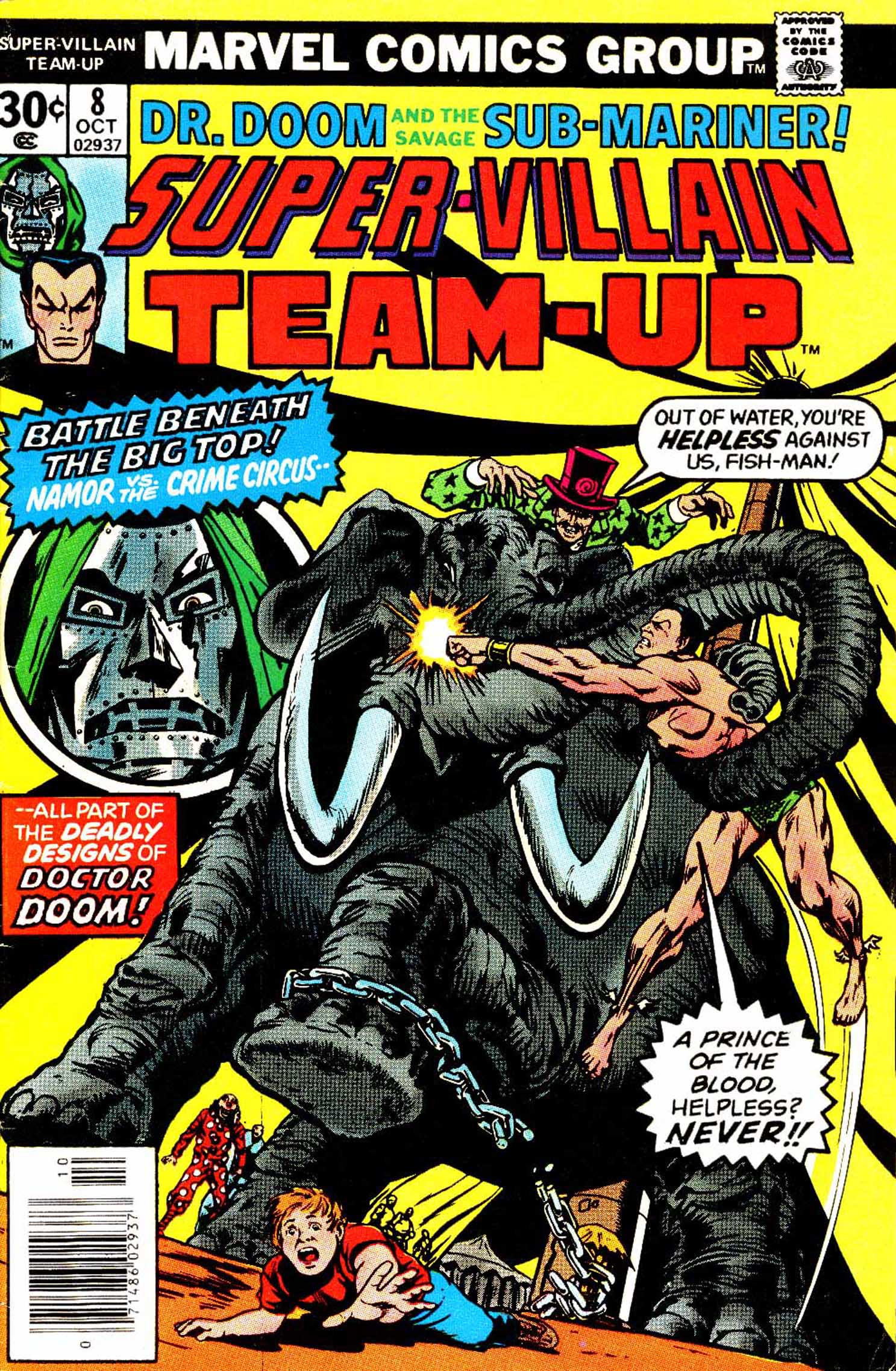Read online Super-Villain Team-Up comic -  Issue #8 - 1