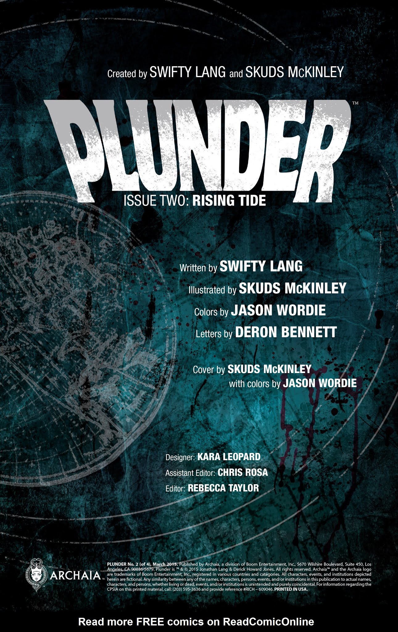 Read online Plunder comic -  Issue #2 - 2