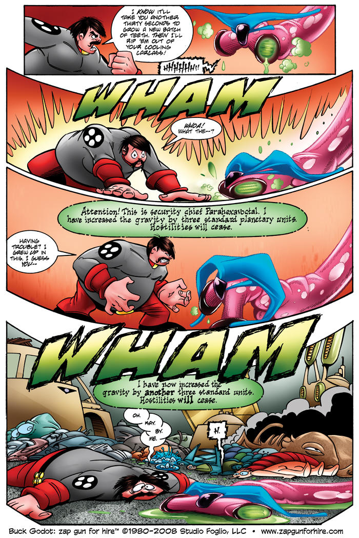 Read online Buck Godot - Zap Gun For Hire comic -  Issue #3 - 8