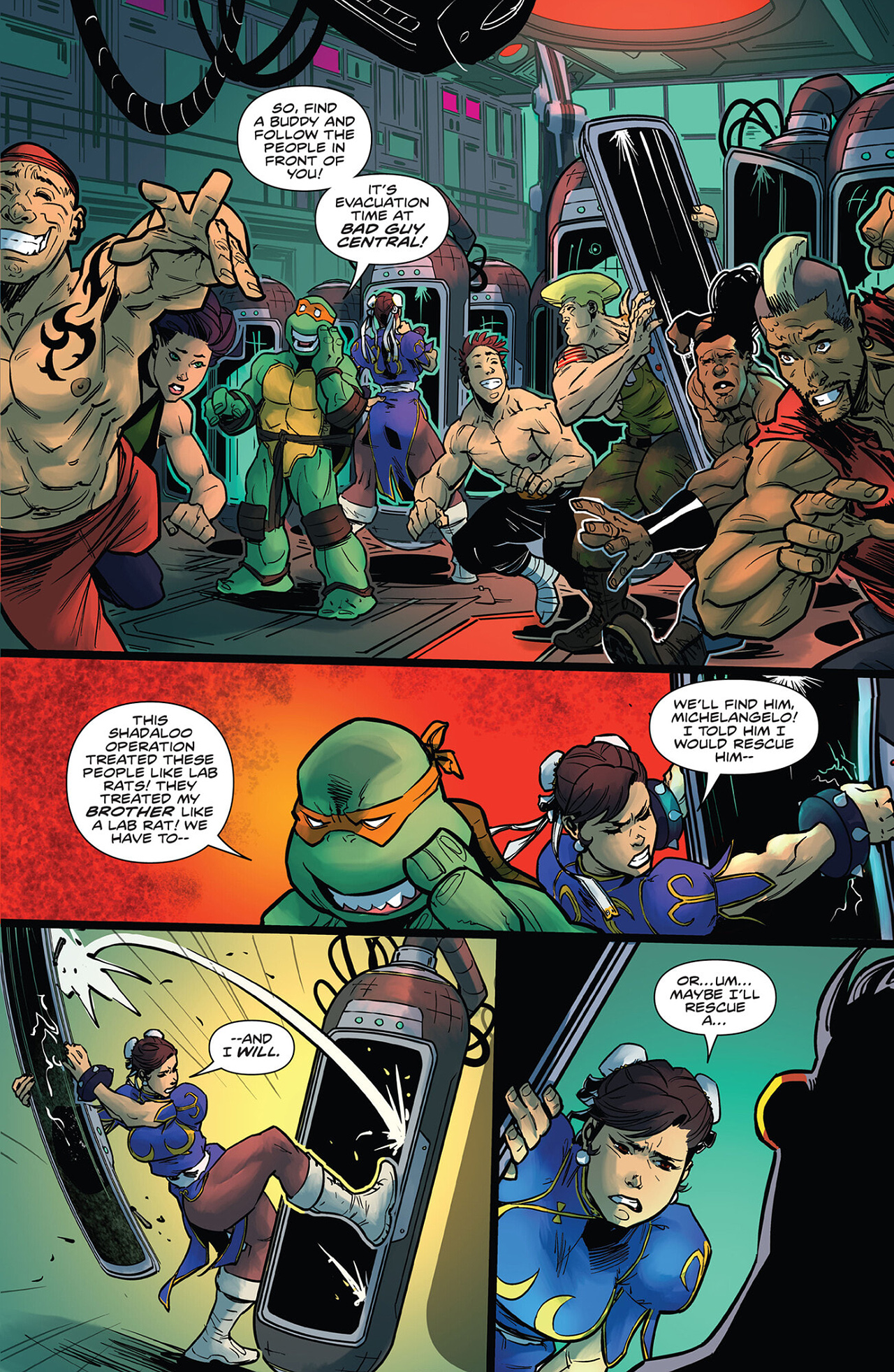 Read online Teenage Mutant Ninja Turtles vs. Street Fighter comic -  Issue #4 - 15