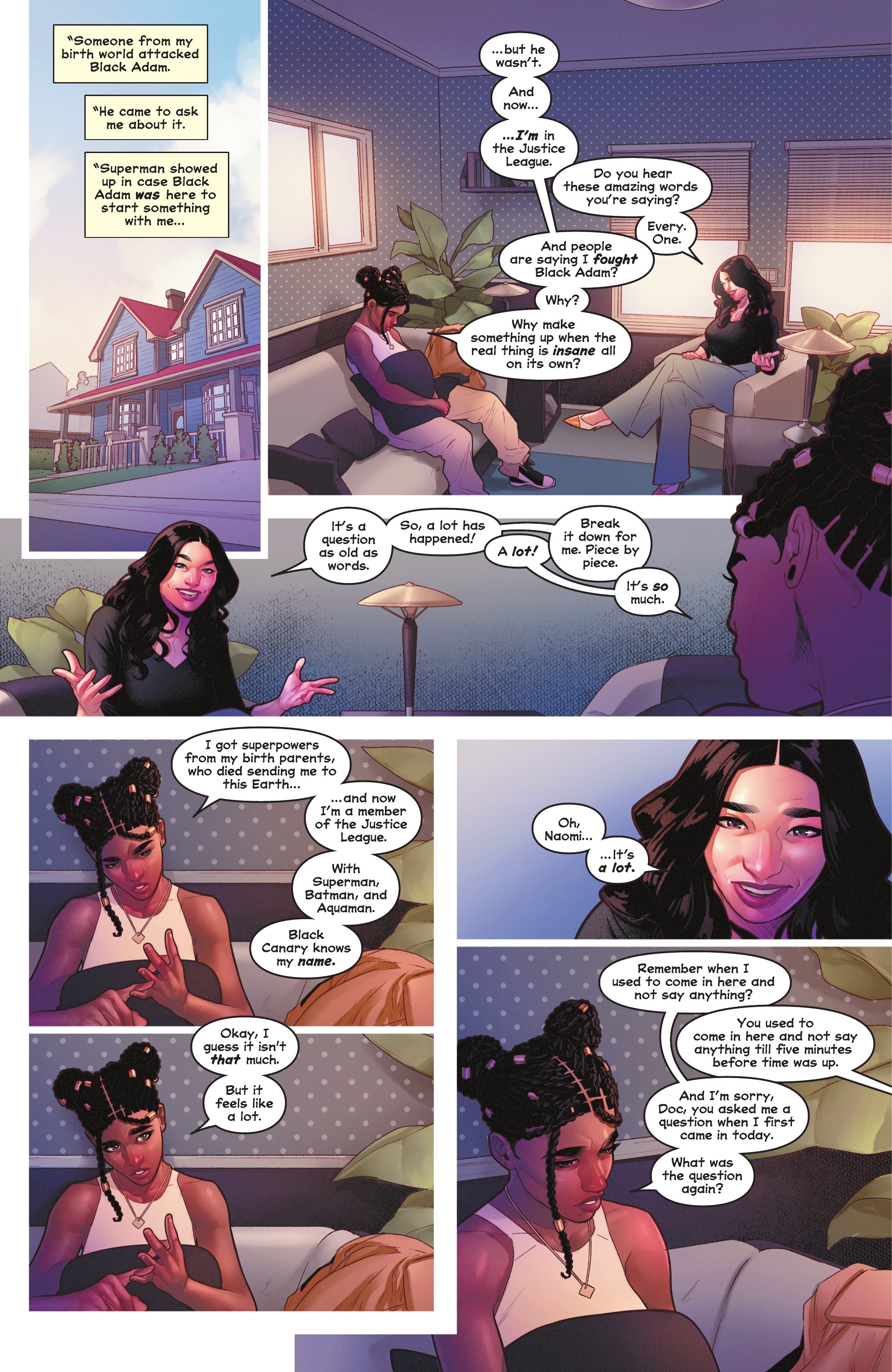 Read online Naomi Season Two comic -  Issue #1 - 5