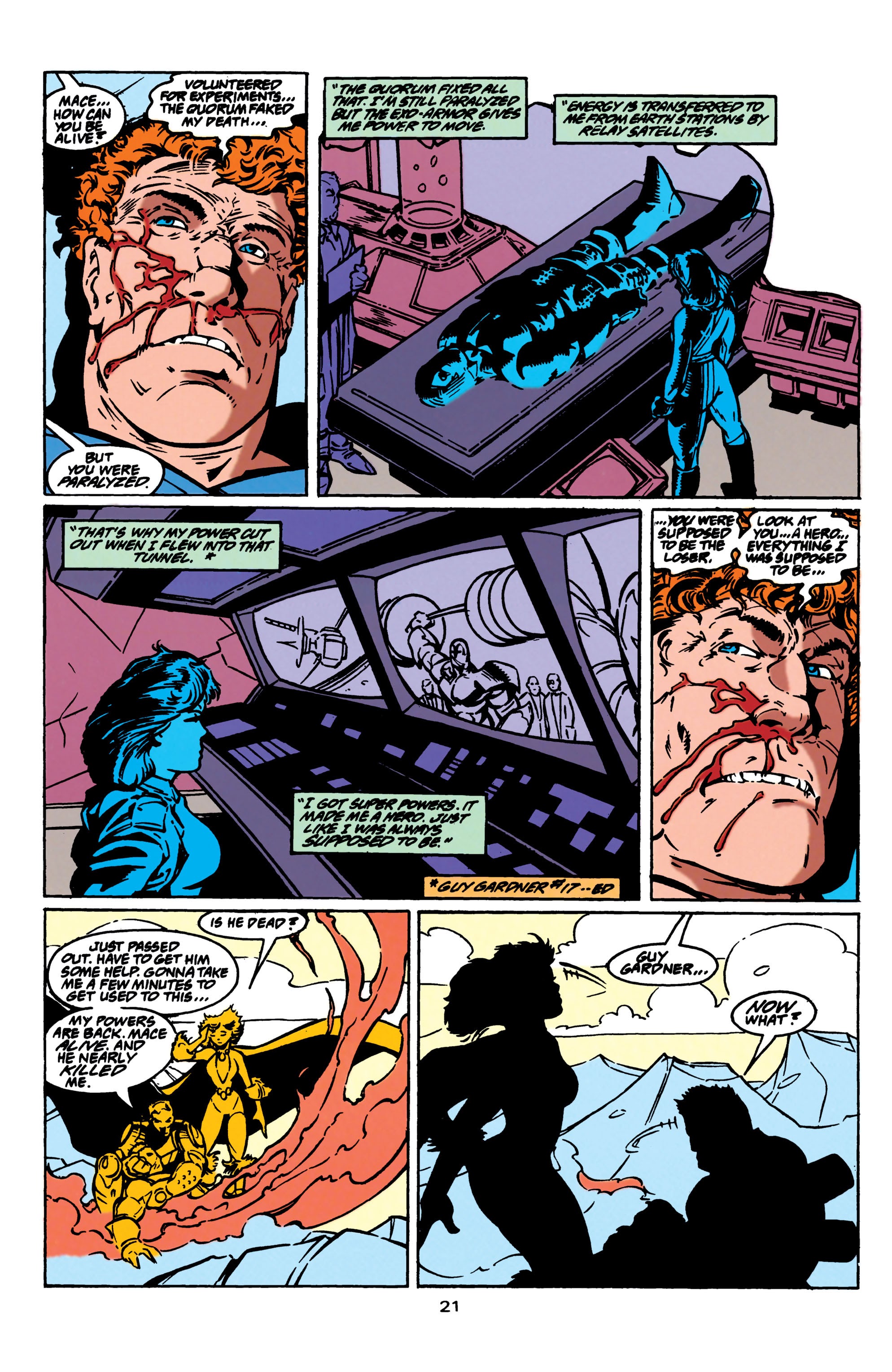 Read online Guy Gardner: Warrior comic -  Issue #19 - 21