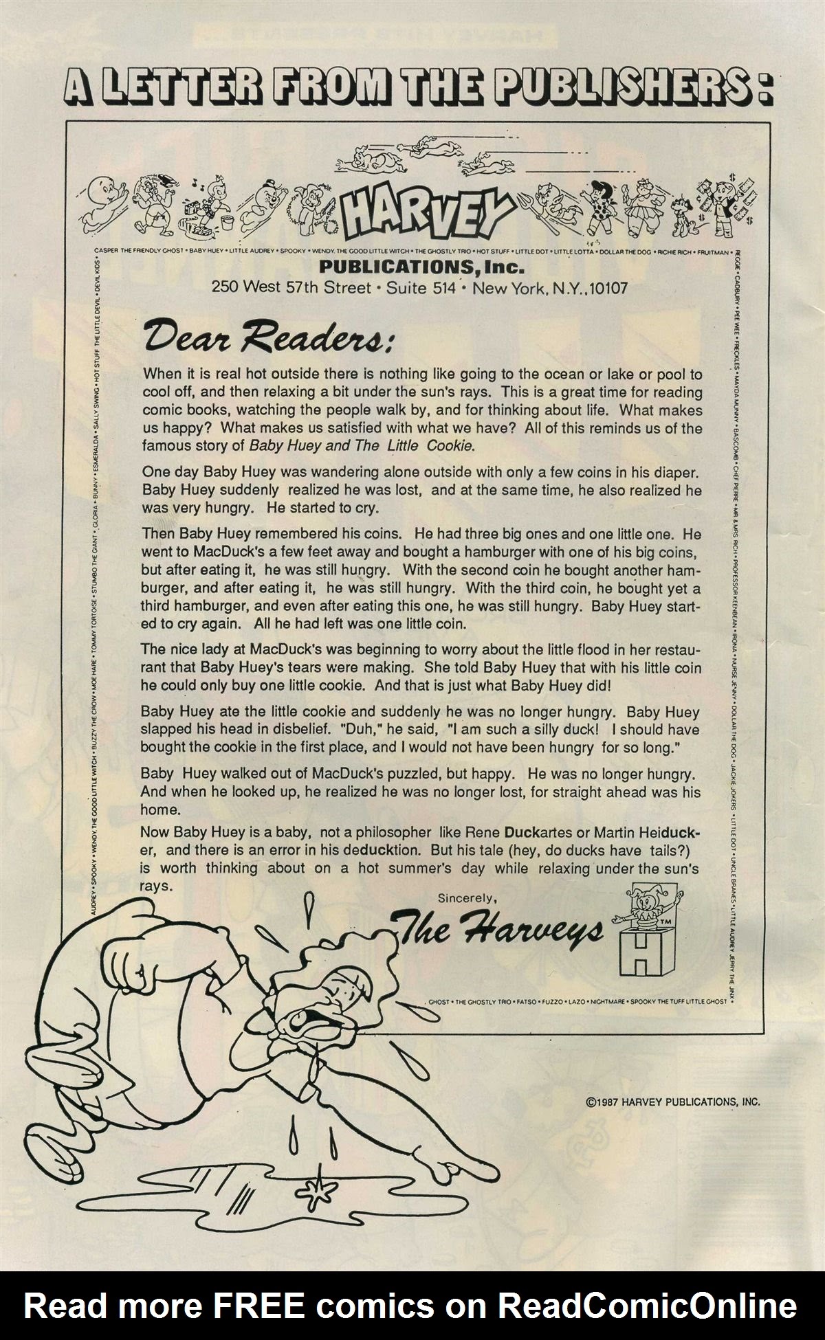 Read online Harvey Hits Comics comic -  Issue #6 - 2