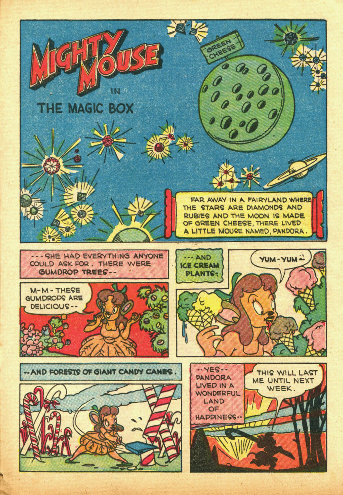 Read online Paul Terry's Mighty Mouse Comics comic -  Issue #39 - 73