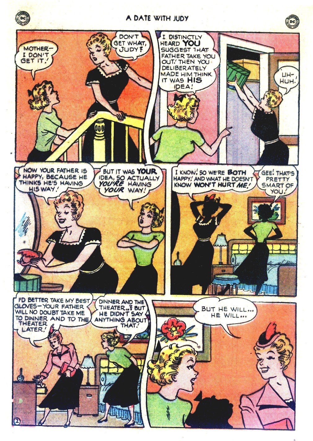 Read online A Date with Judy comic -  Issue #14 - 4