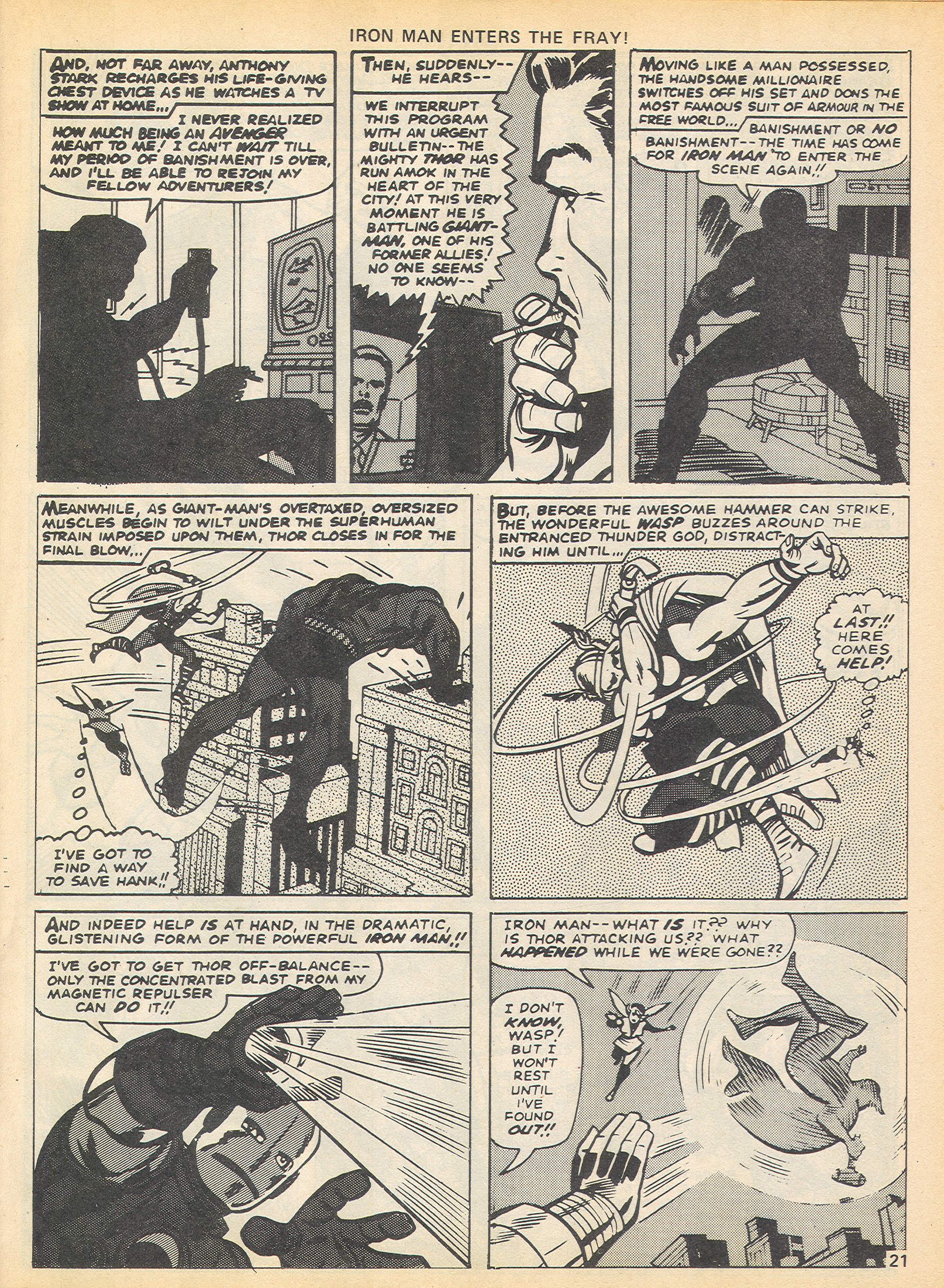 Read online The Avengers (1973) comic -  Issue #4 - 21