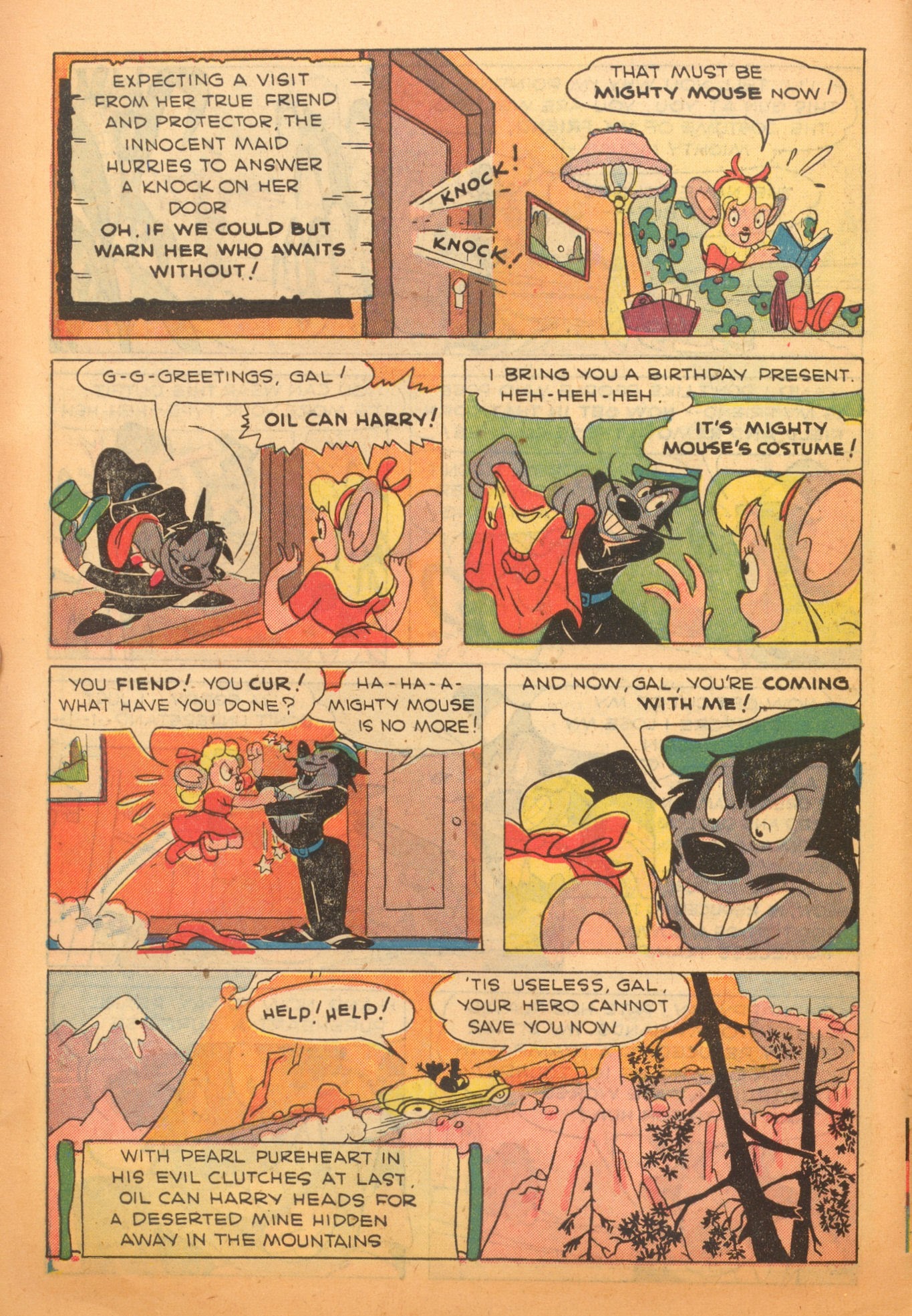 Read online Paul Terry's Mighty Mouse Comics comic -  Issue #17 - 6