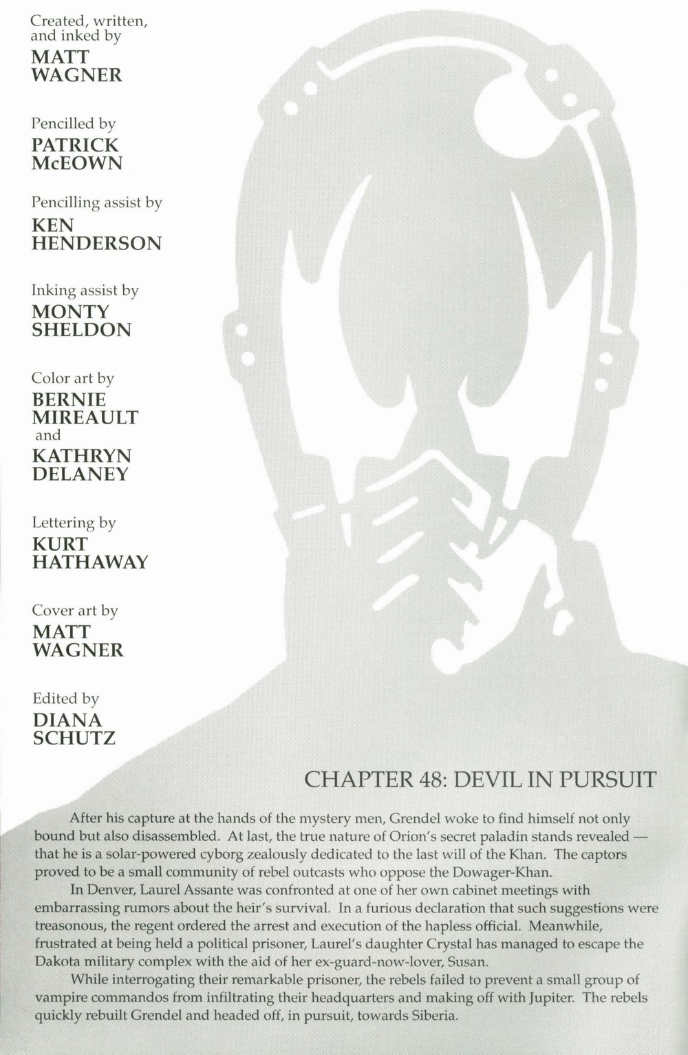 Read online Grendel: War Child comic -  Issue #8 - 2
