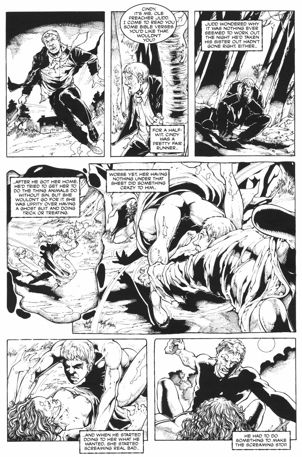 Read online Joe R. Lansdale's By Bizarre Hands comic -  Issue #1 - 21