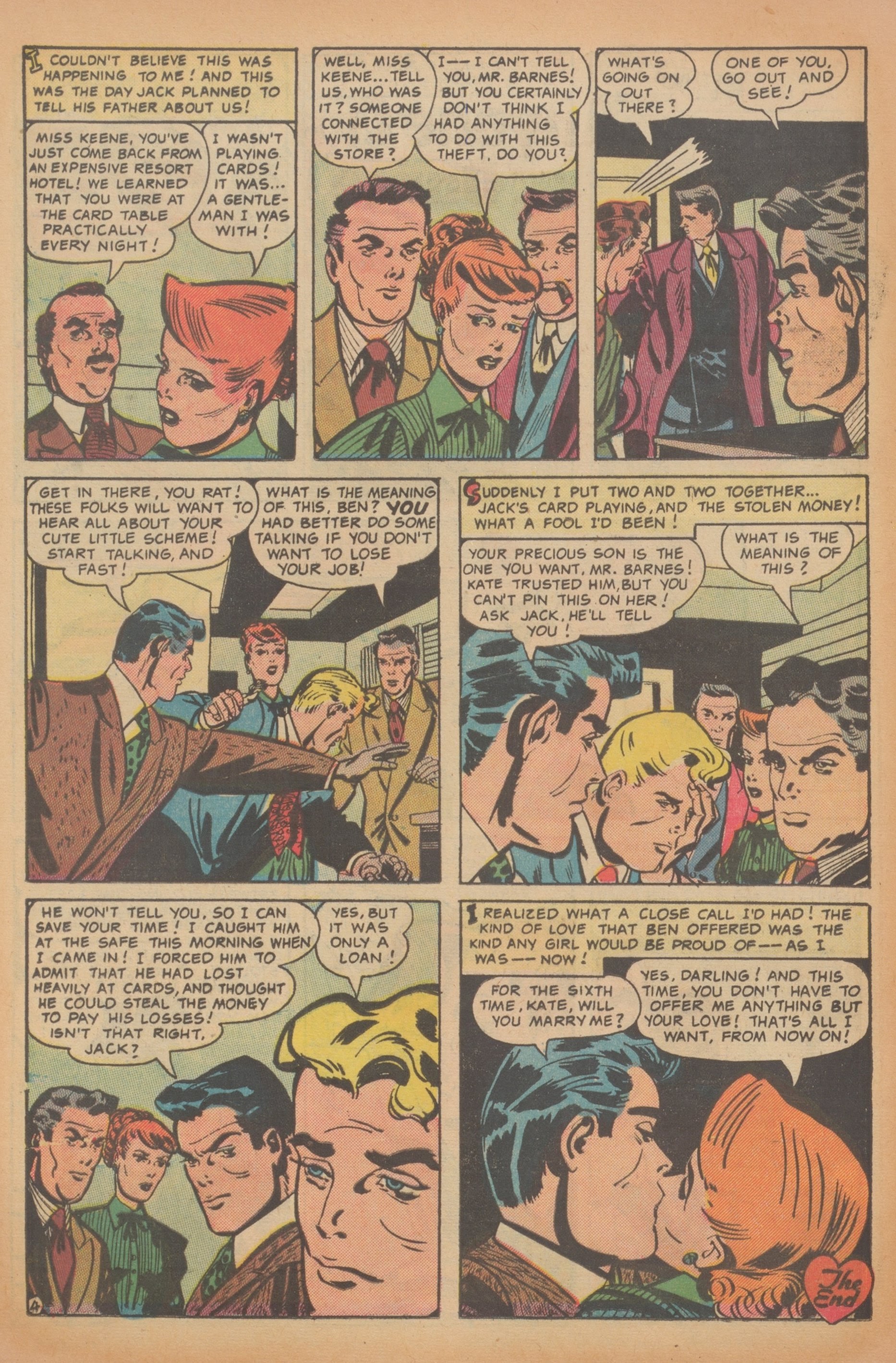 Read online Love Romances comic -  Issue #24 - 24